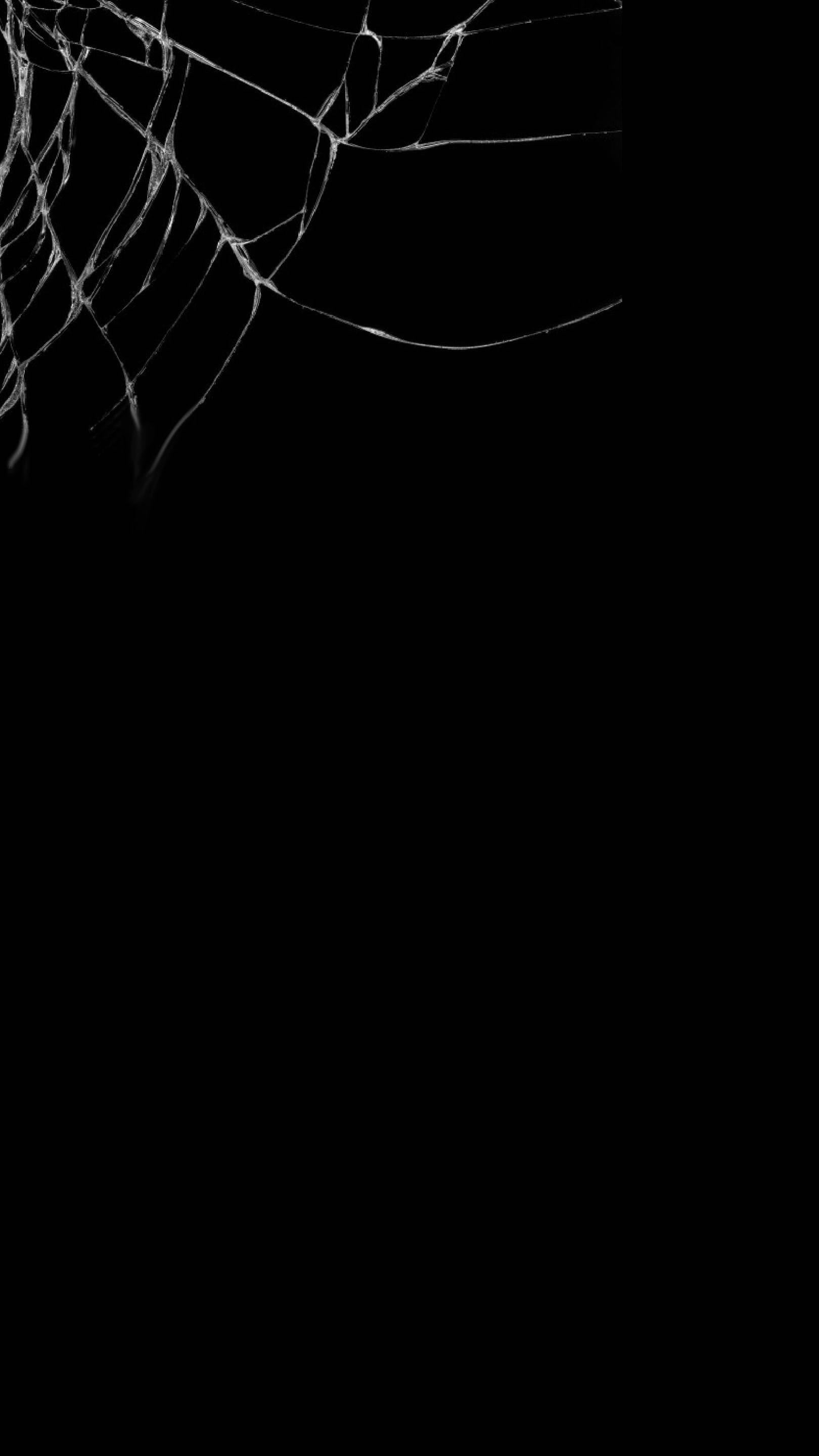 spiderweb, stark black background, upper left corner, 2K Phone Wallpaper