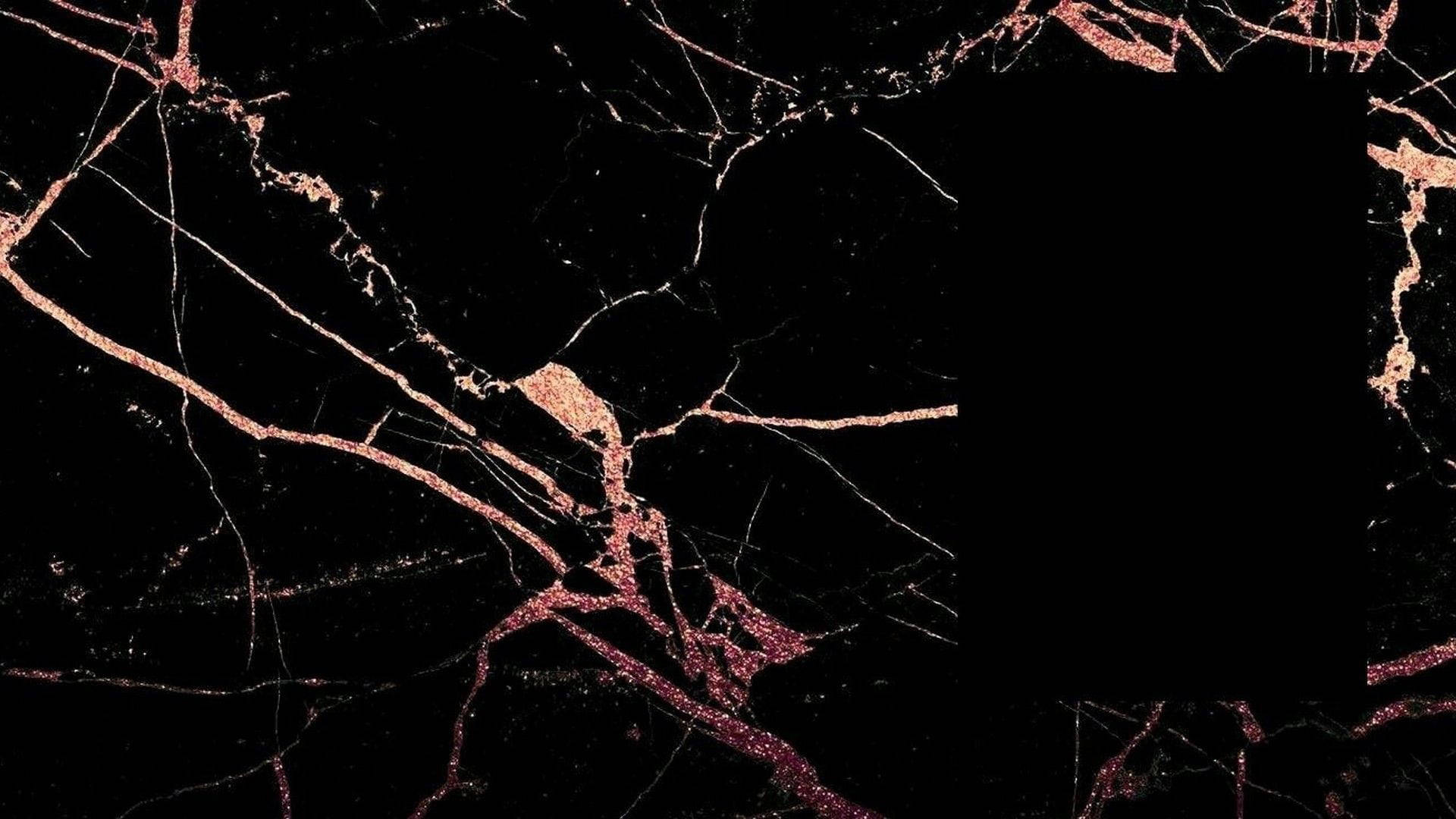 broken glass screen, pink edges, black marble, Full HD Desktop Wallpaper