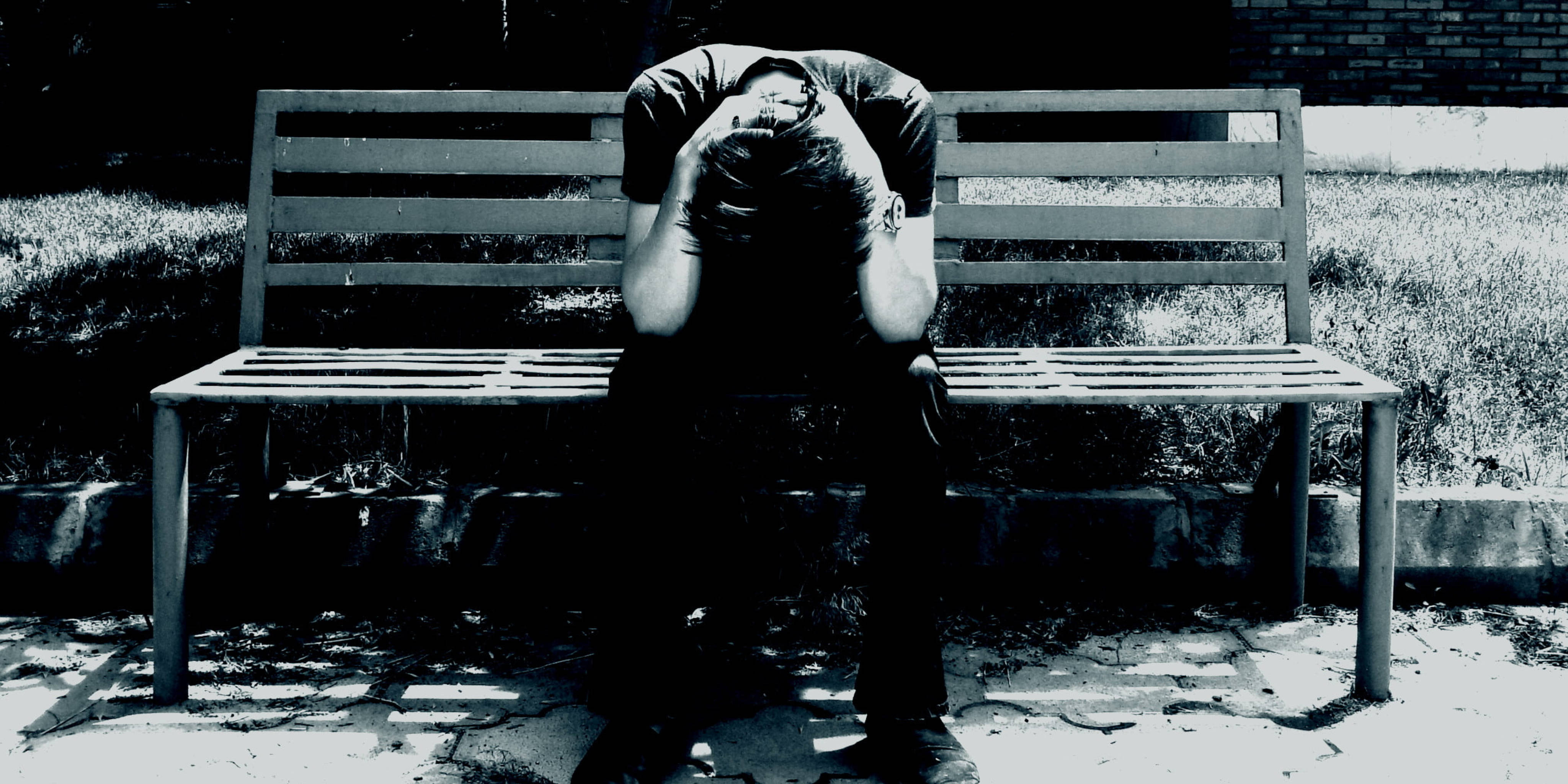 Monochrome Man, Broken Heart 4K, black and white scene, 4K Desktop Wallpaper