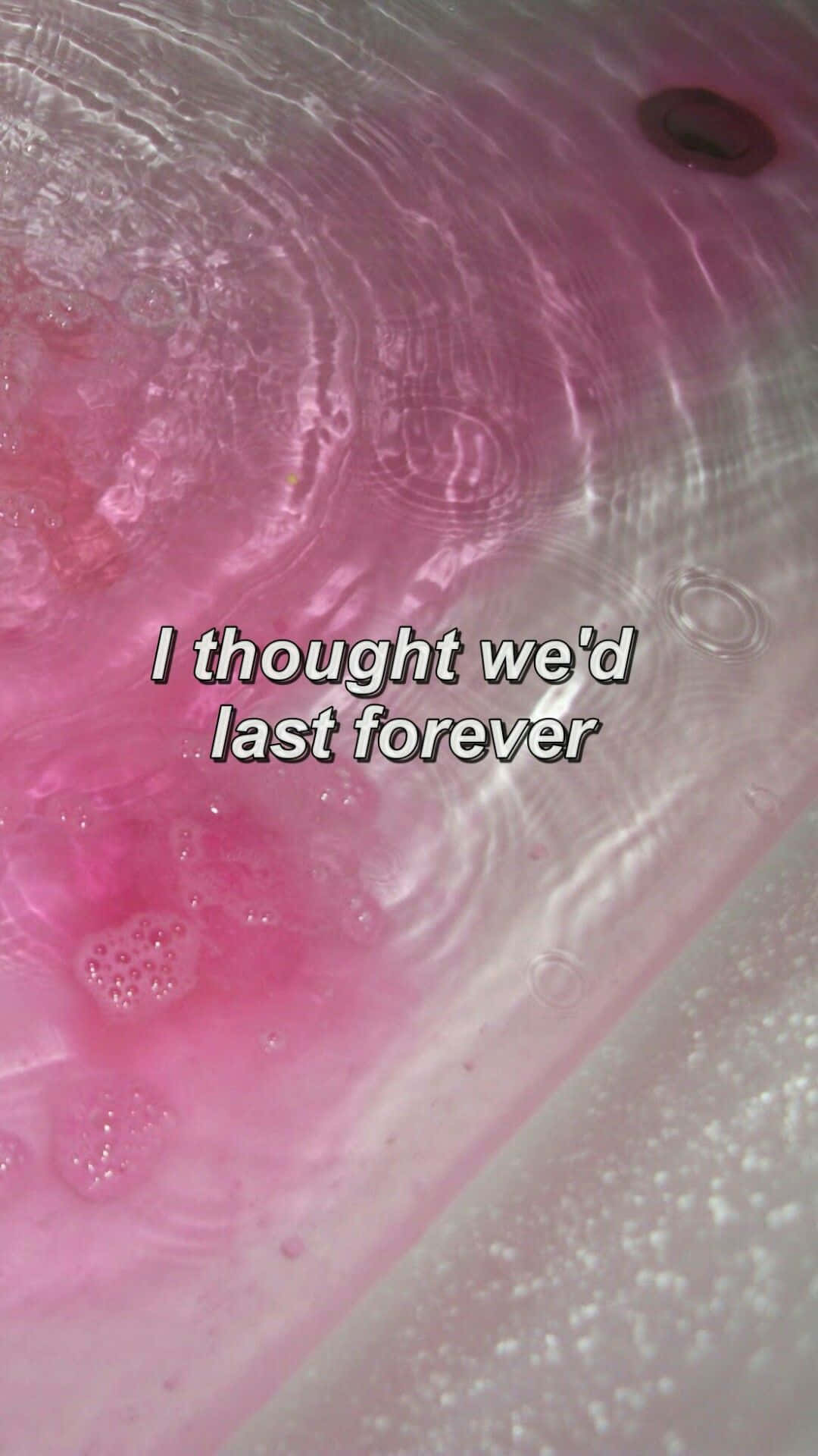 Broken Heart Aesthetics, pink water, bubbles, Full HD Phone Wallpaper