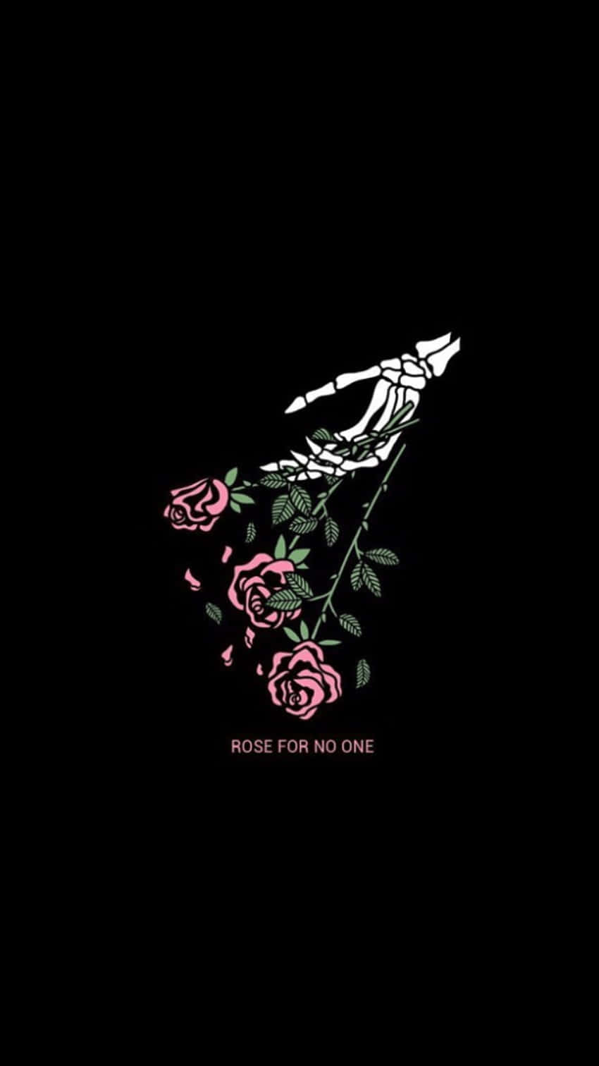 Broken Heart Aesthetics, pink roses, green leaves, HD Phone Wallpaper