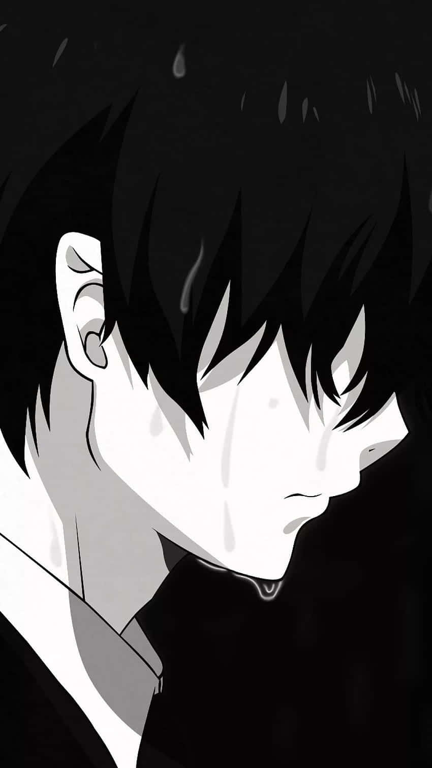 Broken Heart Anime, anime character, spiky hair, HD Phone Wallpaper