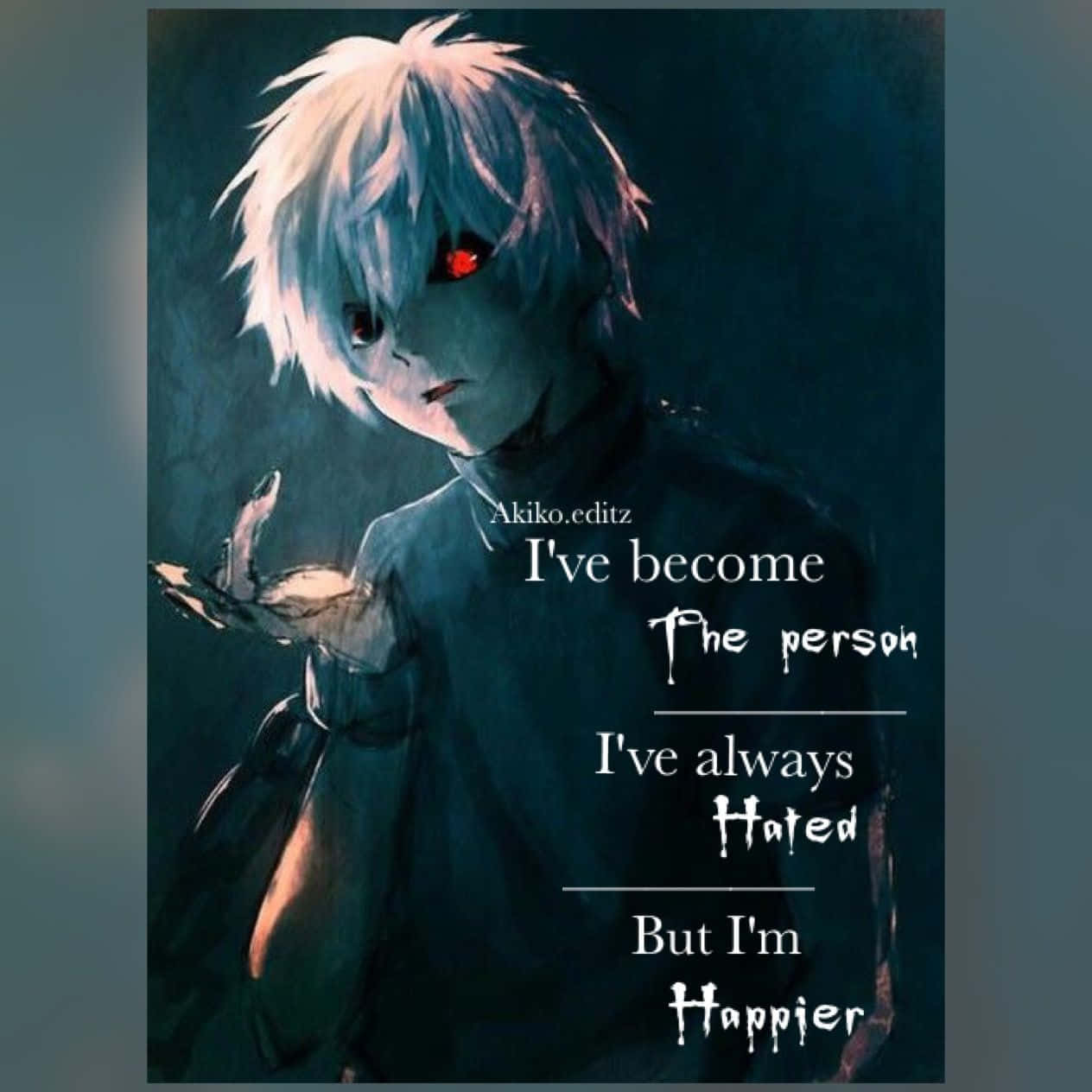 broken heart anime, pale anime boy, spiky white hair, SD Desktop Wallpaper