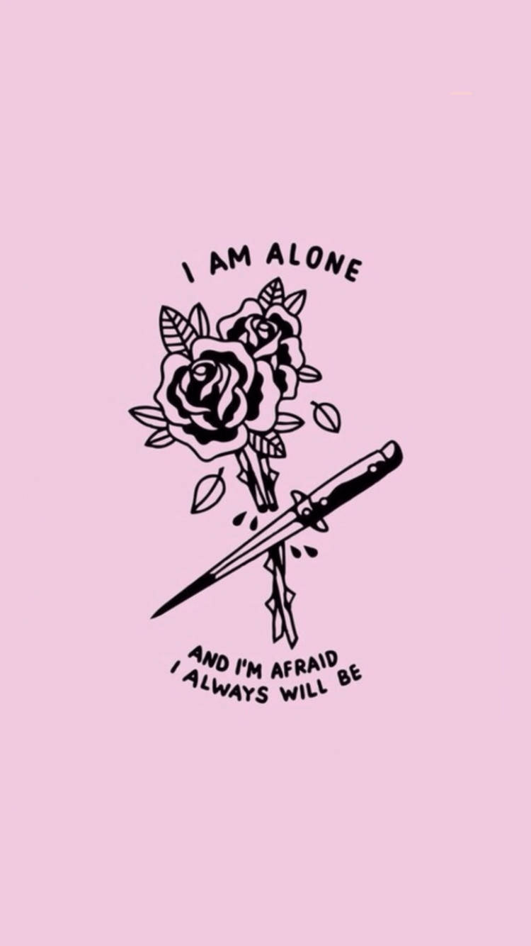 Broken Heart iPhone, roses, dagger, HD Phone Wallpaper