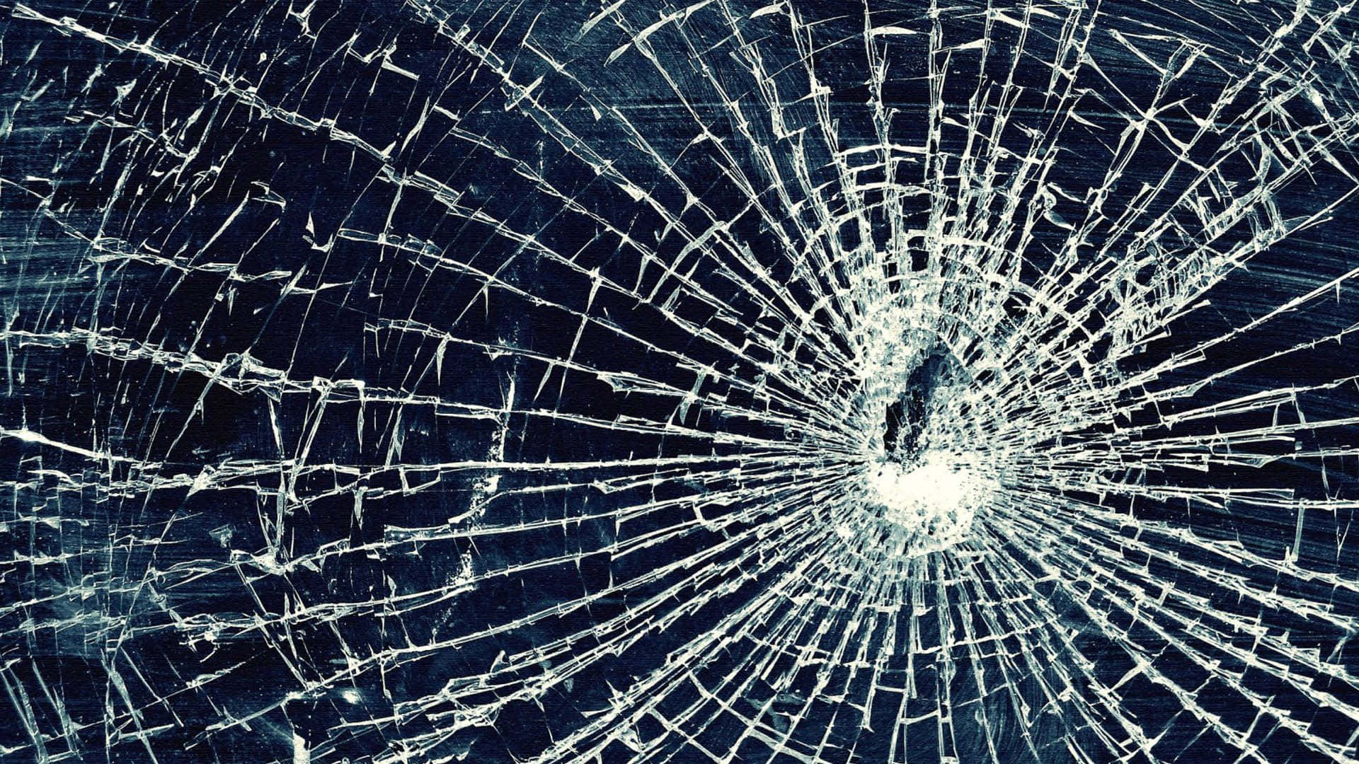 Broken Monitor, 1920 x 1080, shattered glass, Full HD Desktop Wallpaper