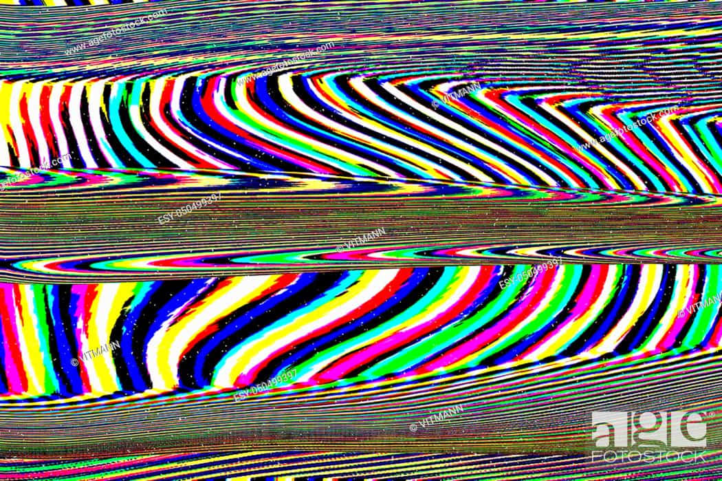 broken tv, rainbow, glitchy digital texture, SD Desktop Wallpaper
