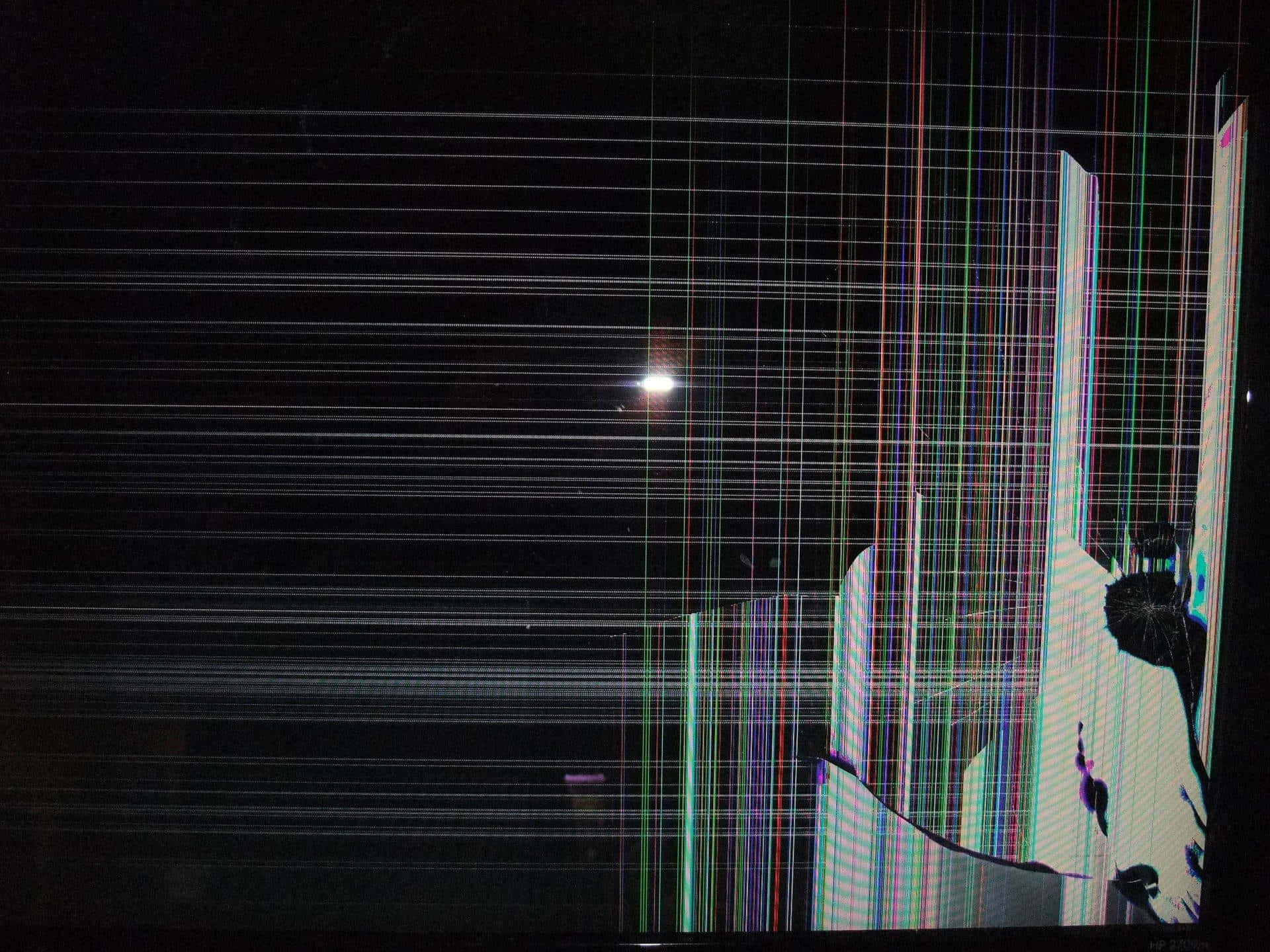 broken tv, glitched digital screen, vibrant vertical color bars, Full HD Desktop Wallpaper