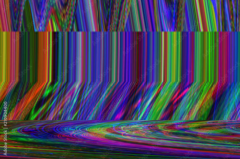 broken tv, rainbow colors, glitch art, SD Desktop Wallpaper