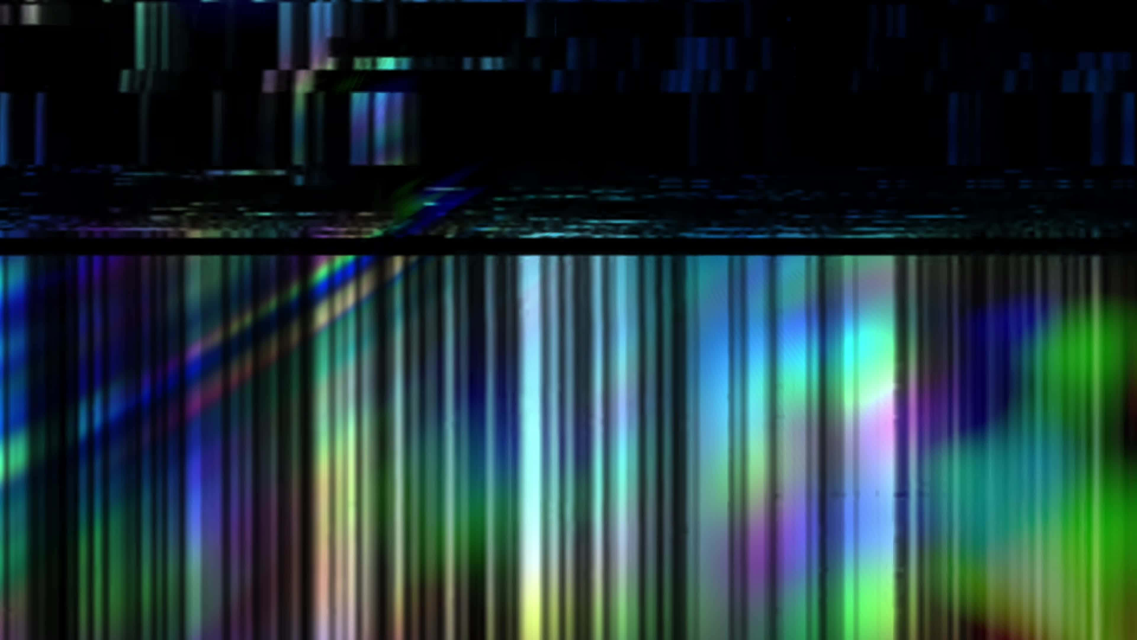 broken tv, neon hues, glitchy digital noise, 4K Desktop Wallpaper