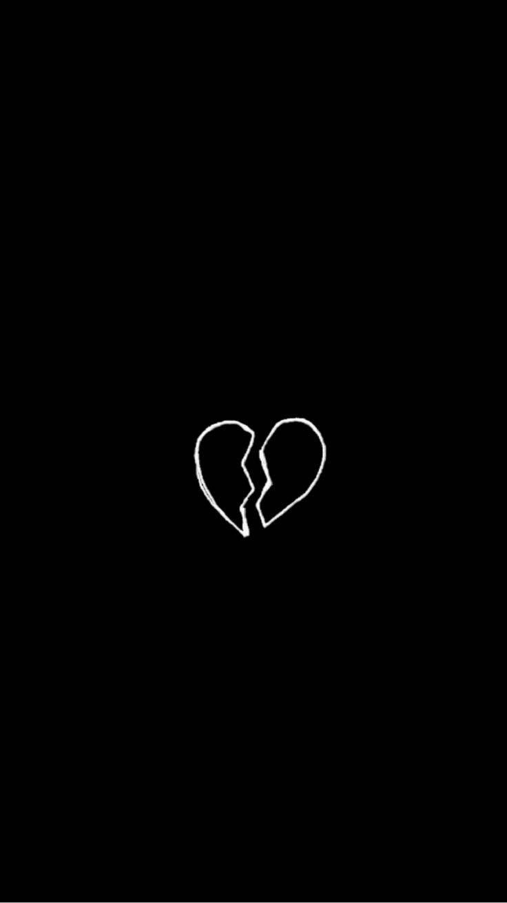broken heart, iPhone, white, HD Phone Wallpaper