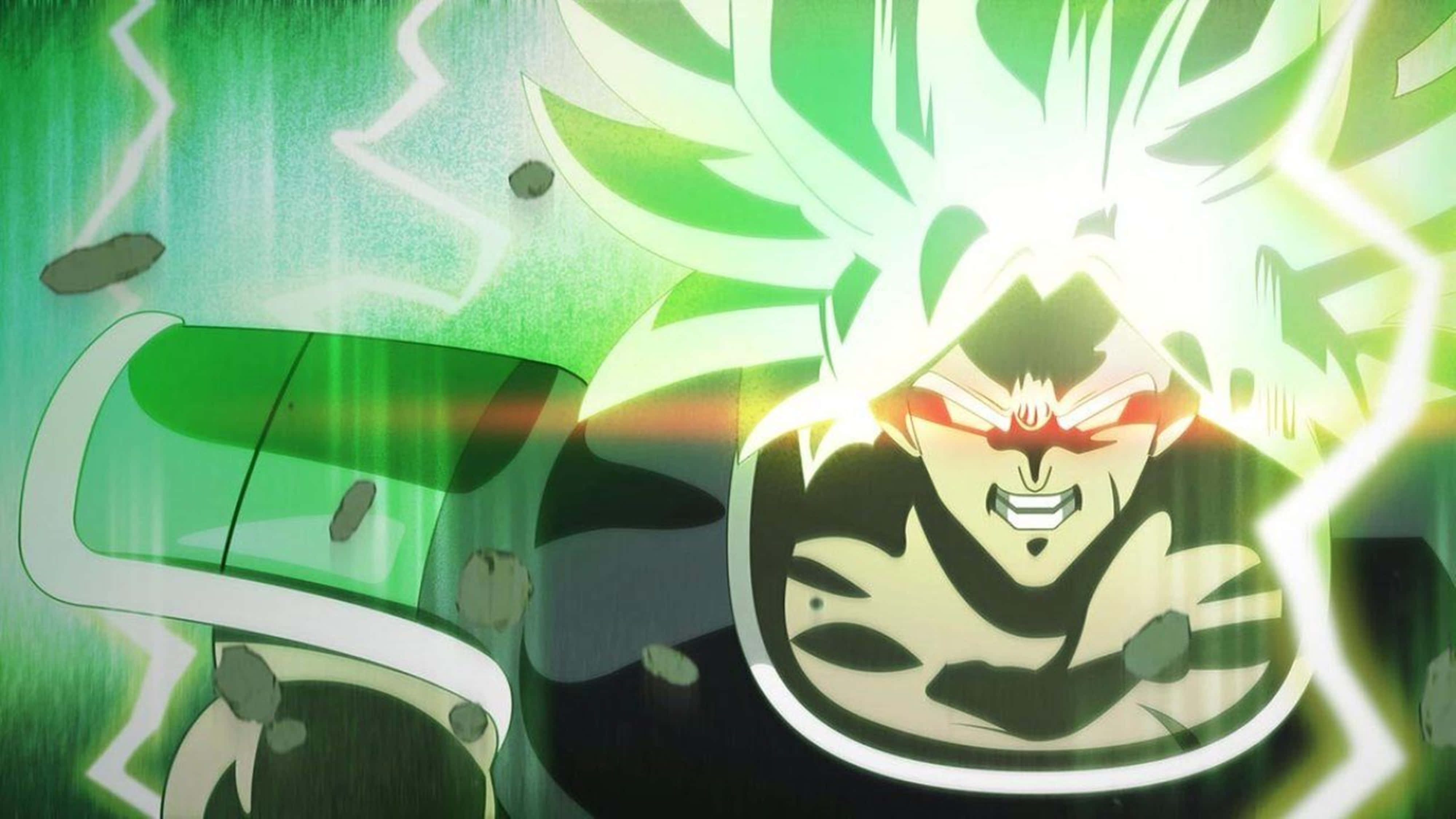 Broly, 4K, green aura, 4K Desktop Wallpaper