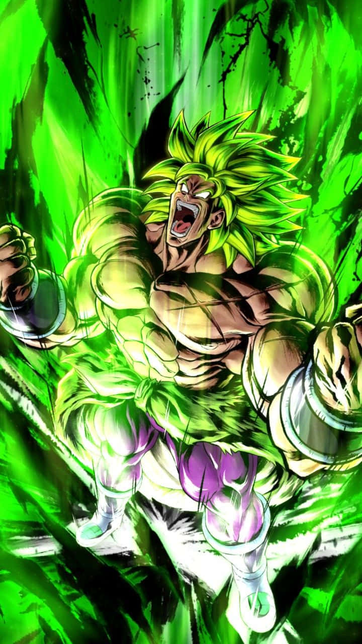 Broly, iPhone, spiky green hair, HD Phone Wallpaper