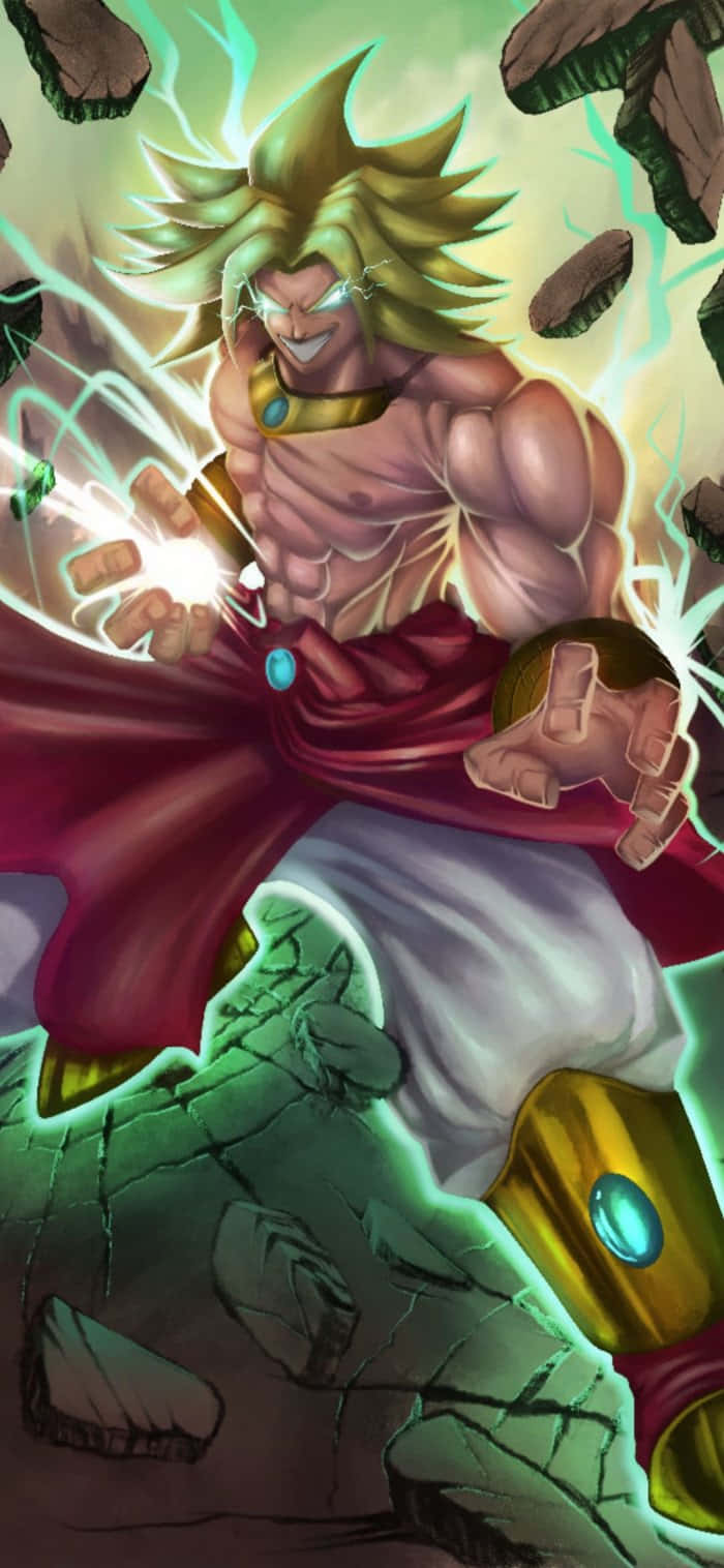 Broly, iPhone, muscular anime warrior, HD Phone Wallpaper