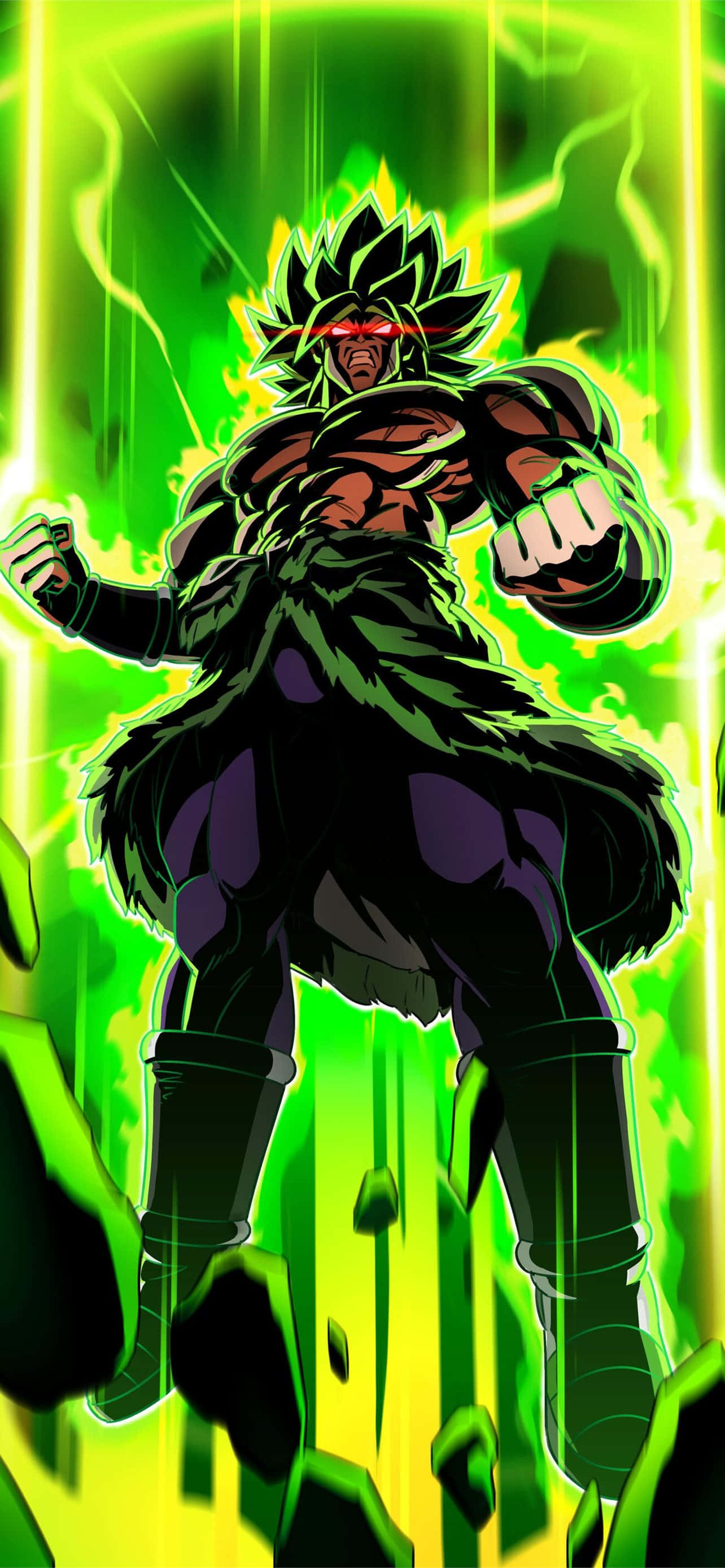 Broly, iPhone, spiky hair, 2K Phone Wallpaper