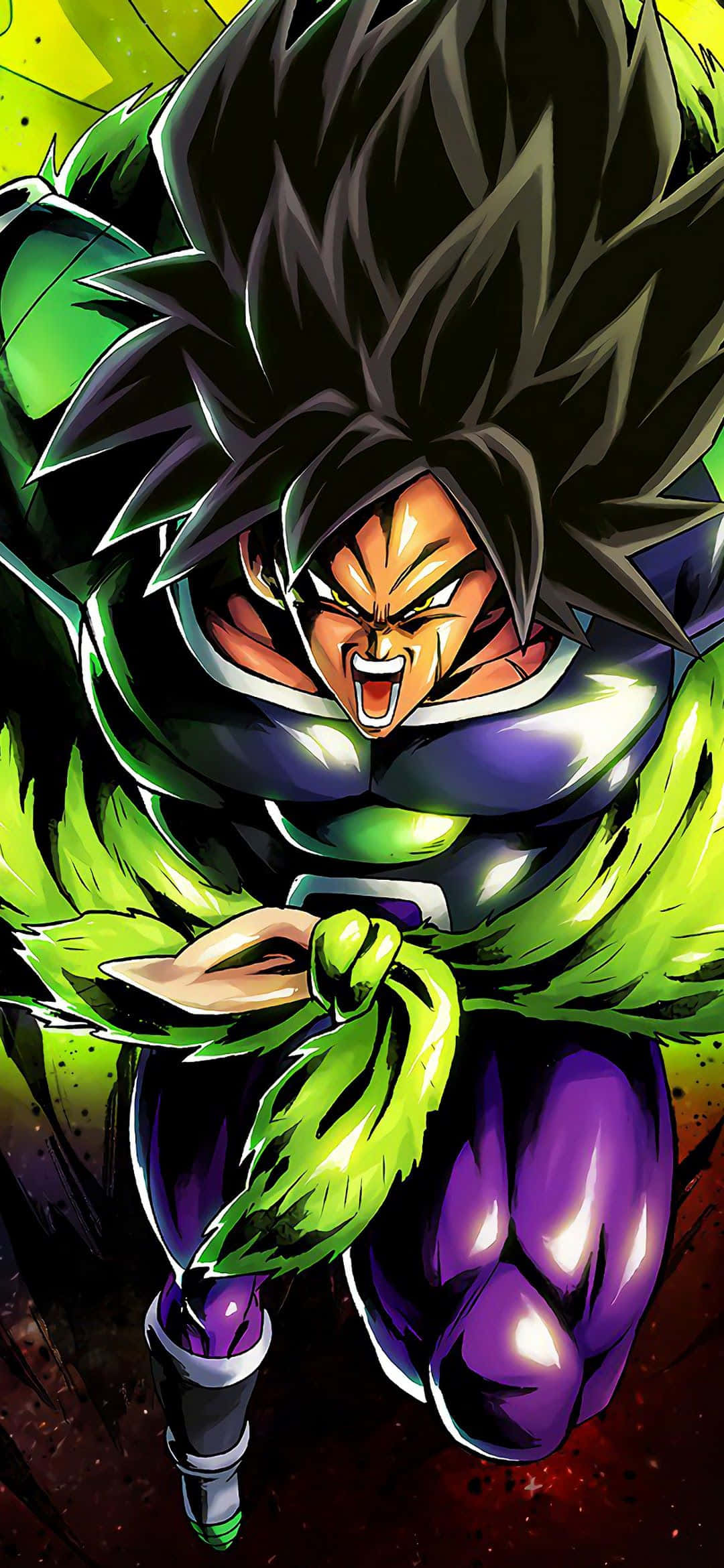 Broly, iPhone, spiky black hair, Full HD Phone Wallpaper