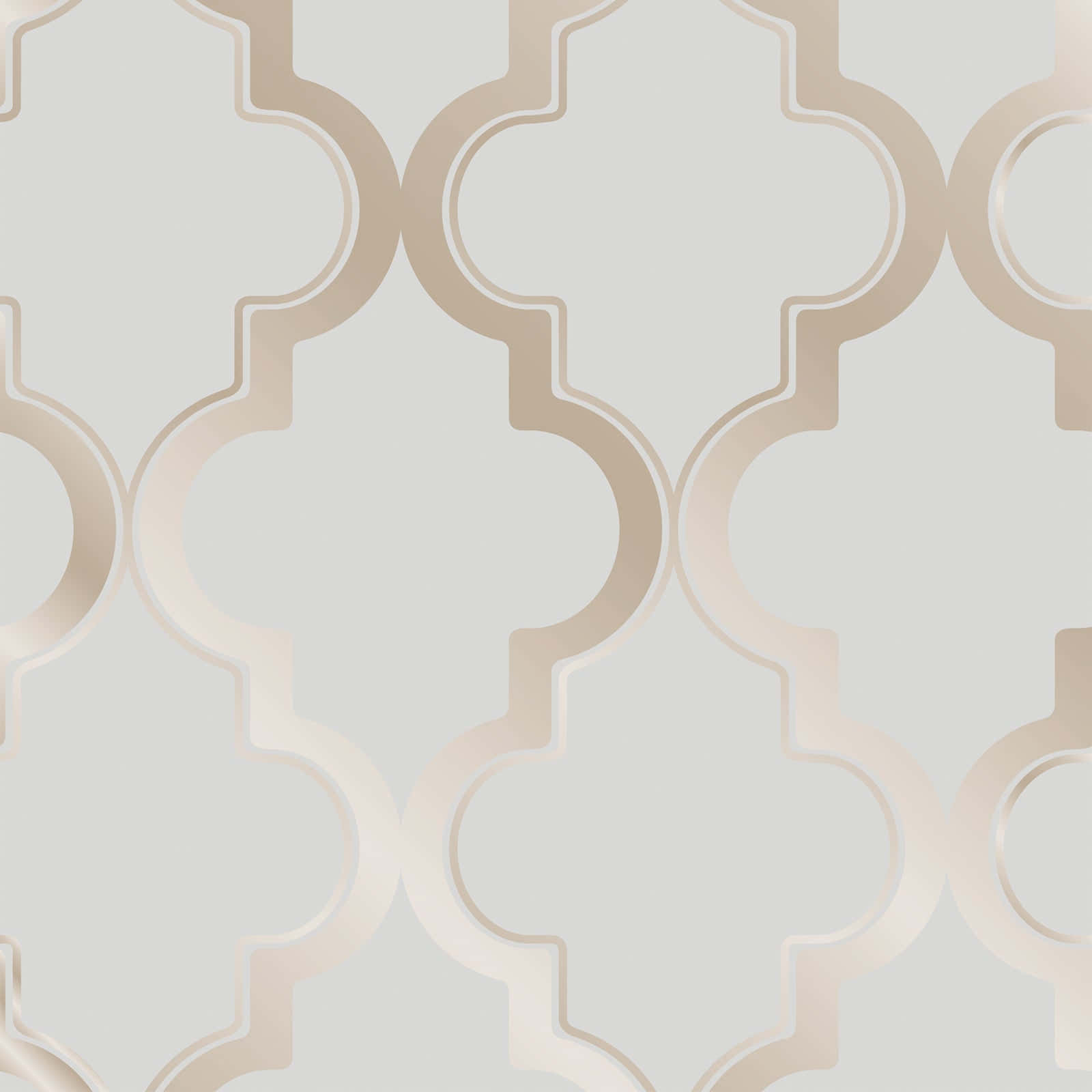 bronze wallpaper, quatrefoil pattern, soft beige, HD Desktop Wallpaper
