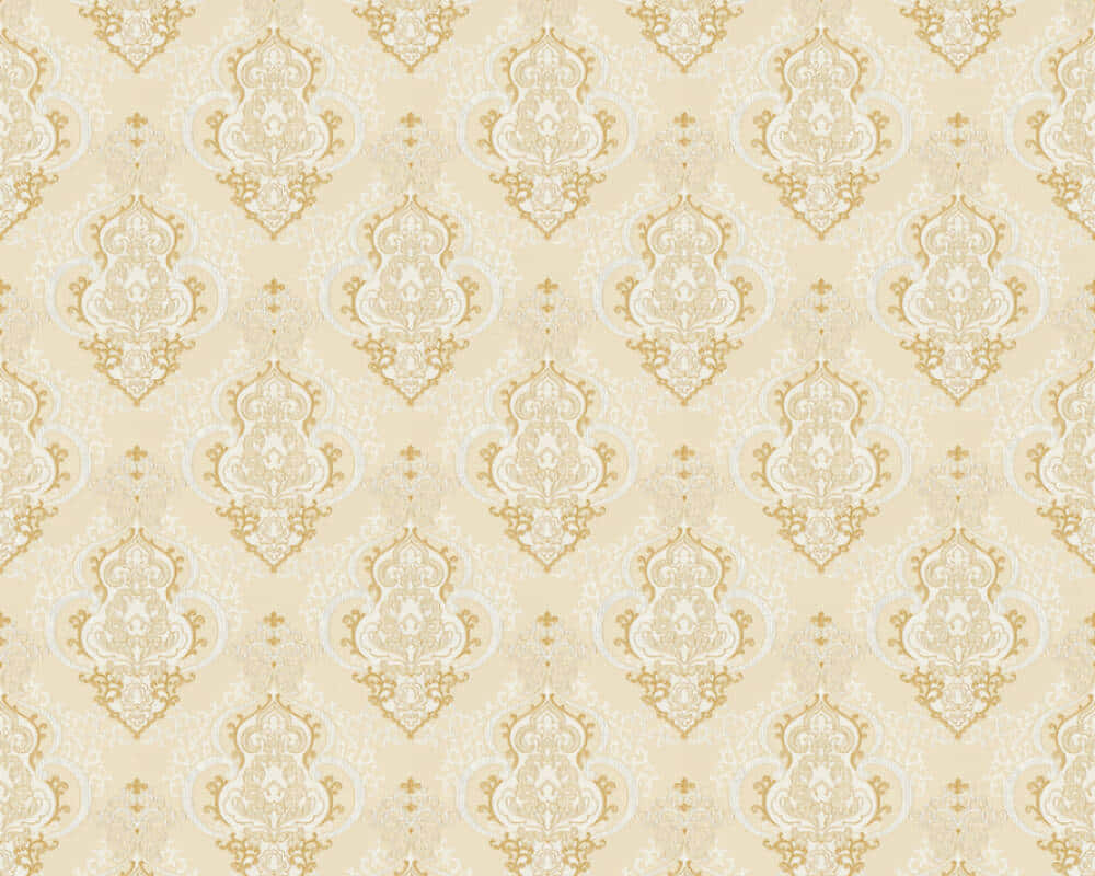 beige, gold, floral pattern, SD Desktop Wallpaper