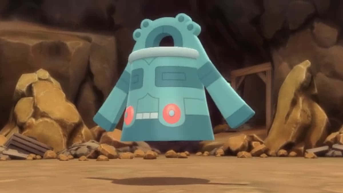Bronzong, cave, rocky desert canyon, SD Desktop Wallpaper