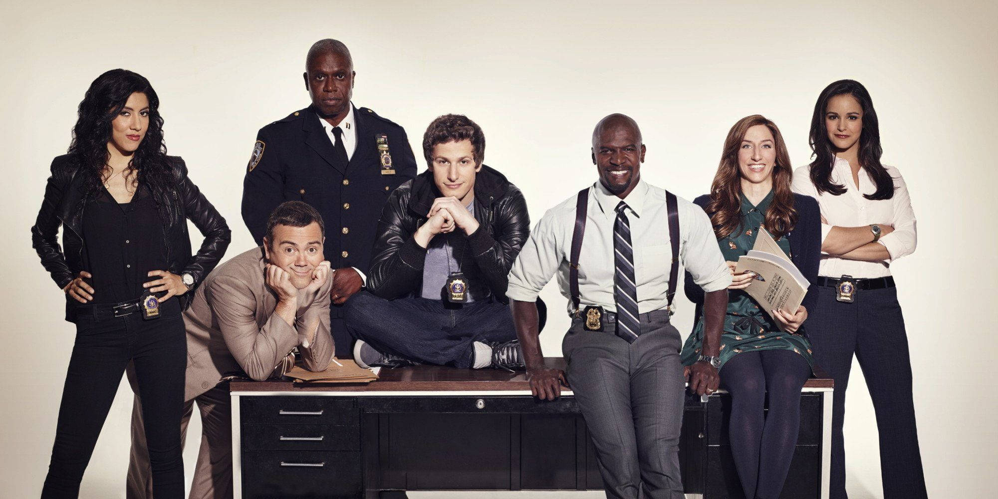 Brooklyn Nine Nine, police officers, uniform, Full HD Desktop Wallpaper