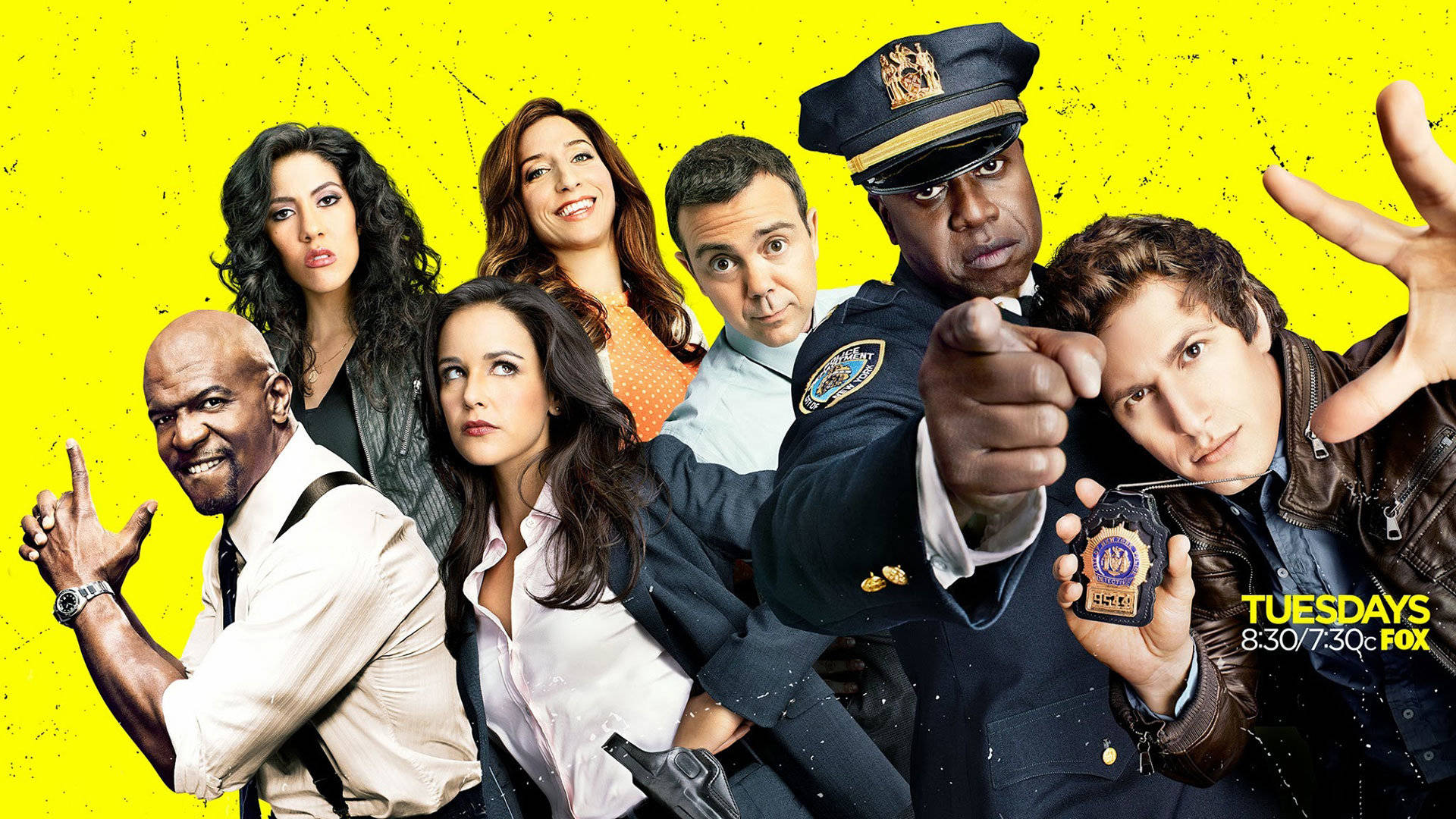 Brooklyn Nine Nine, police clothes, civilian clothes, Full HD Desktop Wallpaper