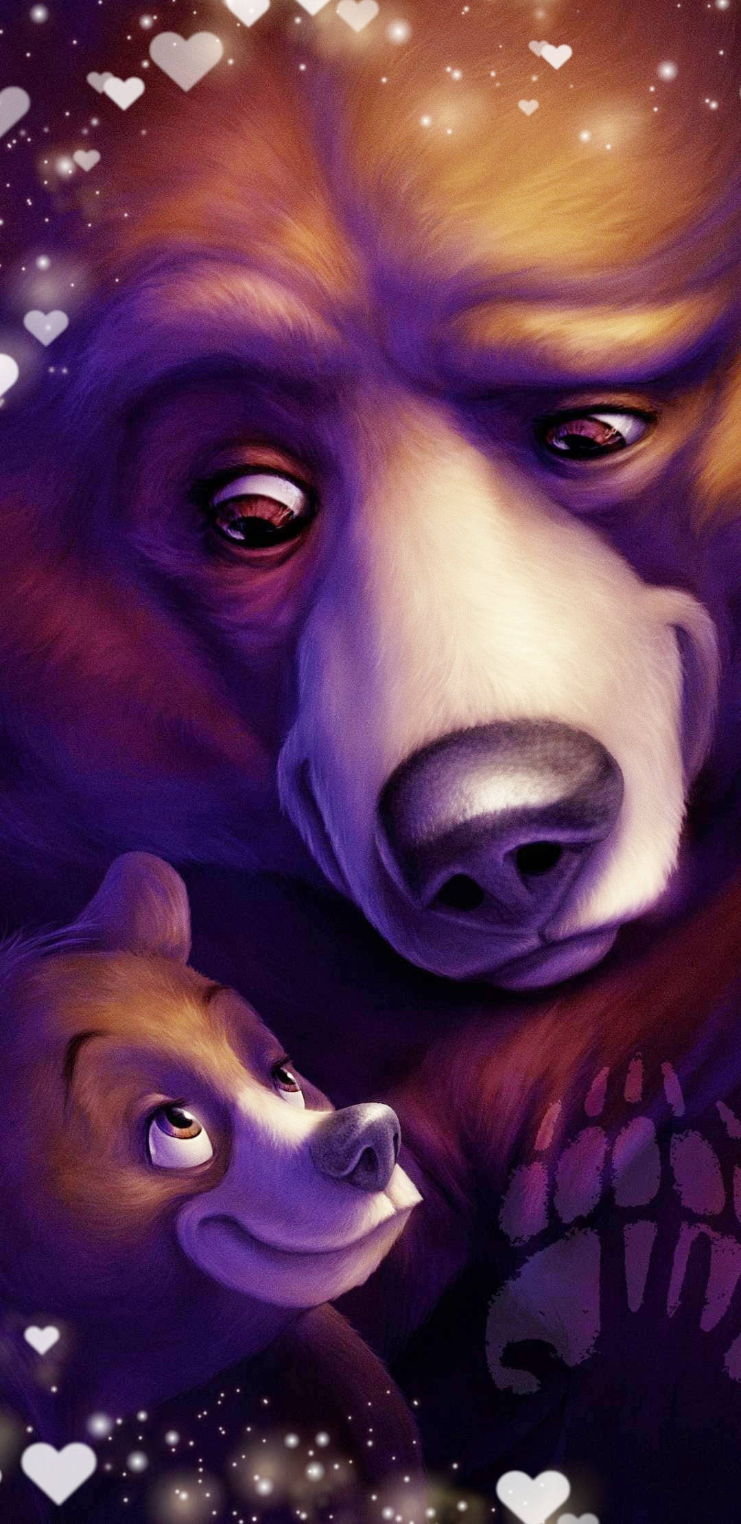 Brother Bear, bear, bear cub, Full HD Phone Wallpaper