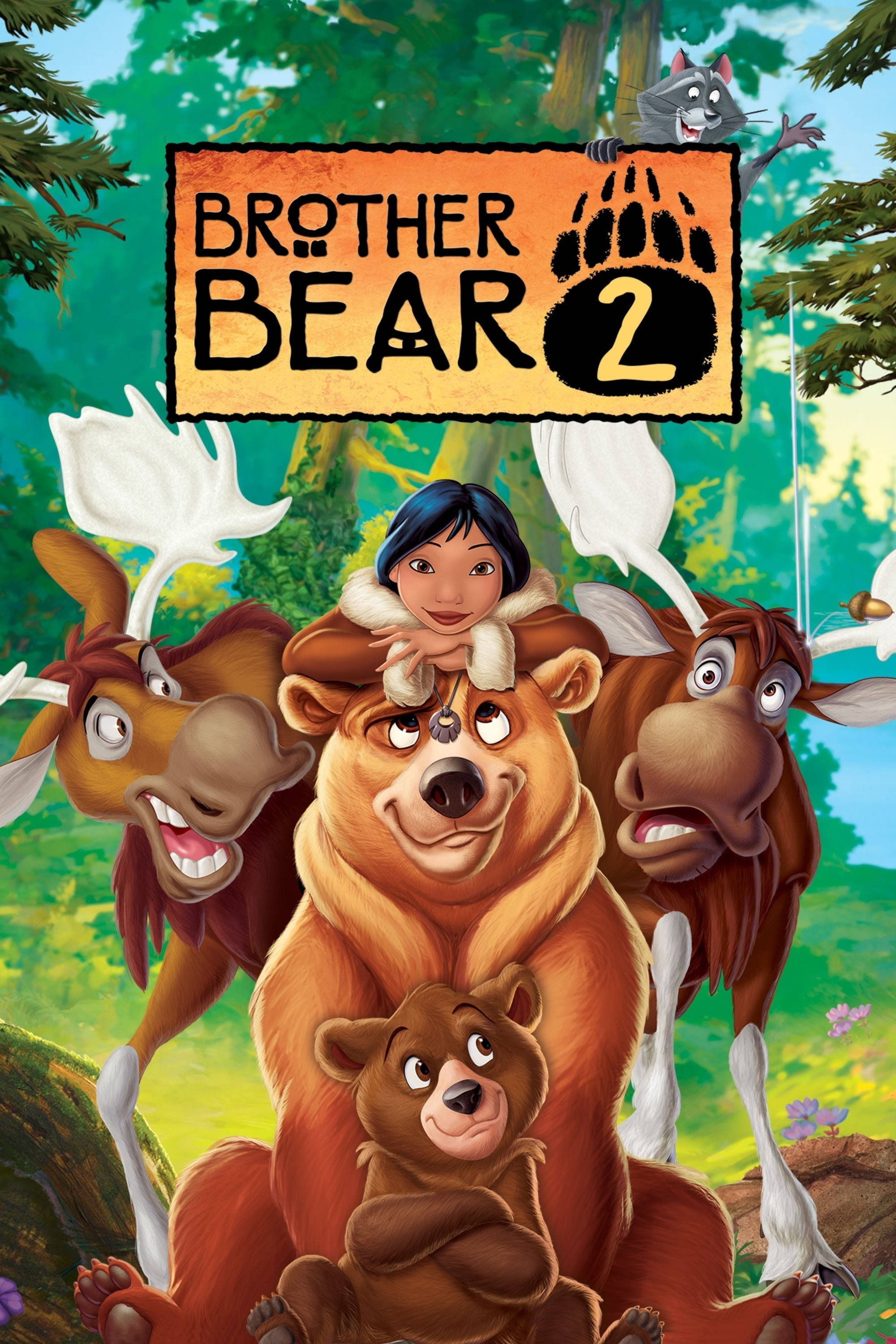 Brother Bear 2, bear, cub, 2K Phone Wallpaper