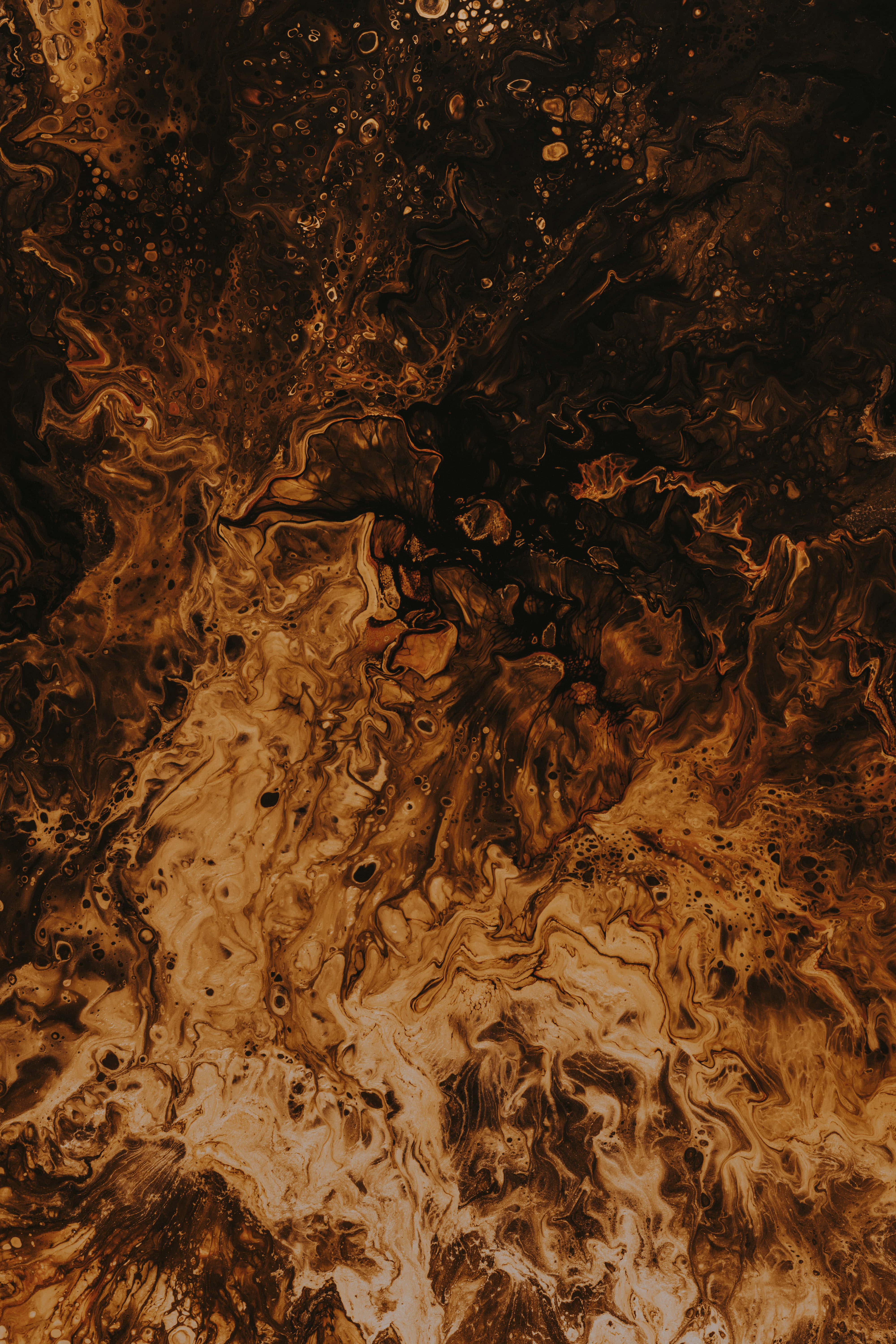 Brown Abstract, 4000 x 6000, rich browns, 5K Phone Wallpaper