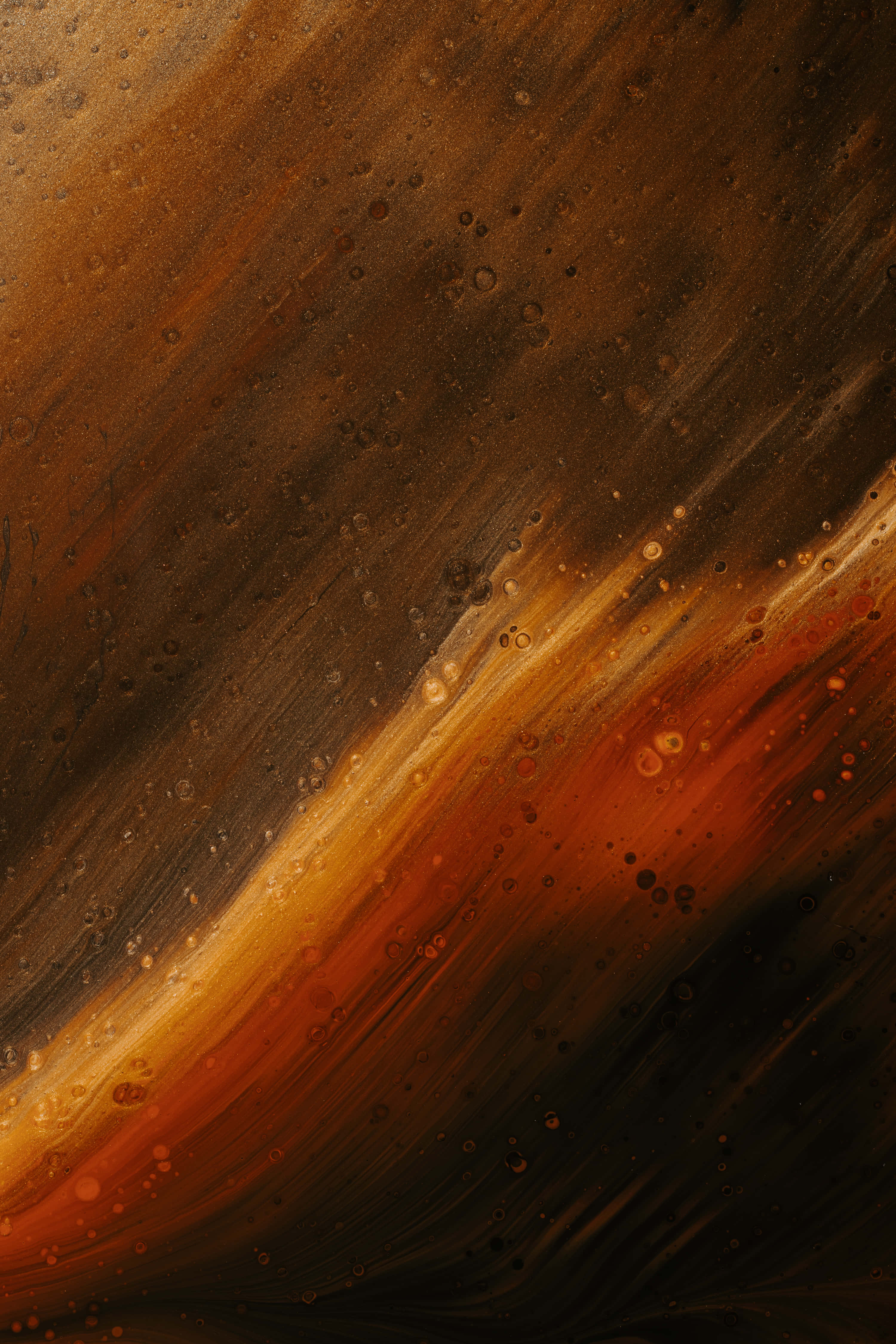 brown abstract, amber, dark brown, 4K Phone Wallpaper