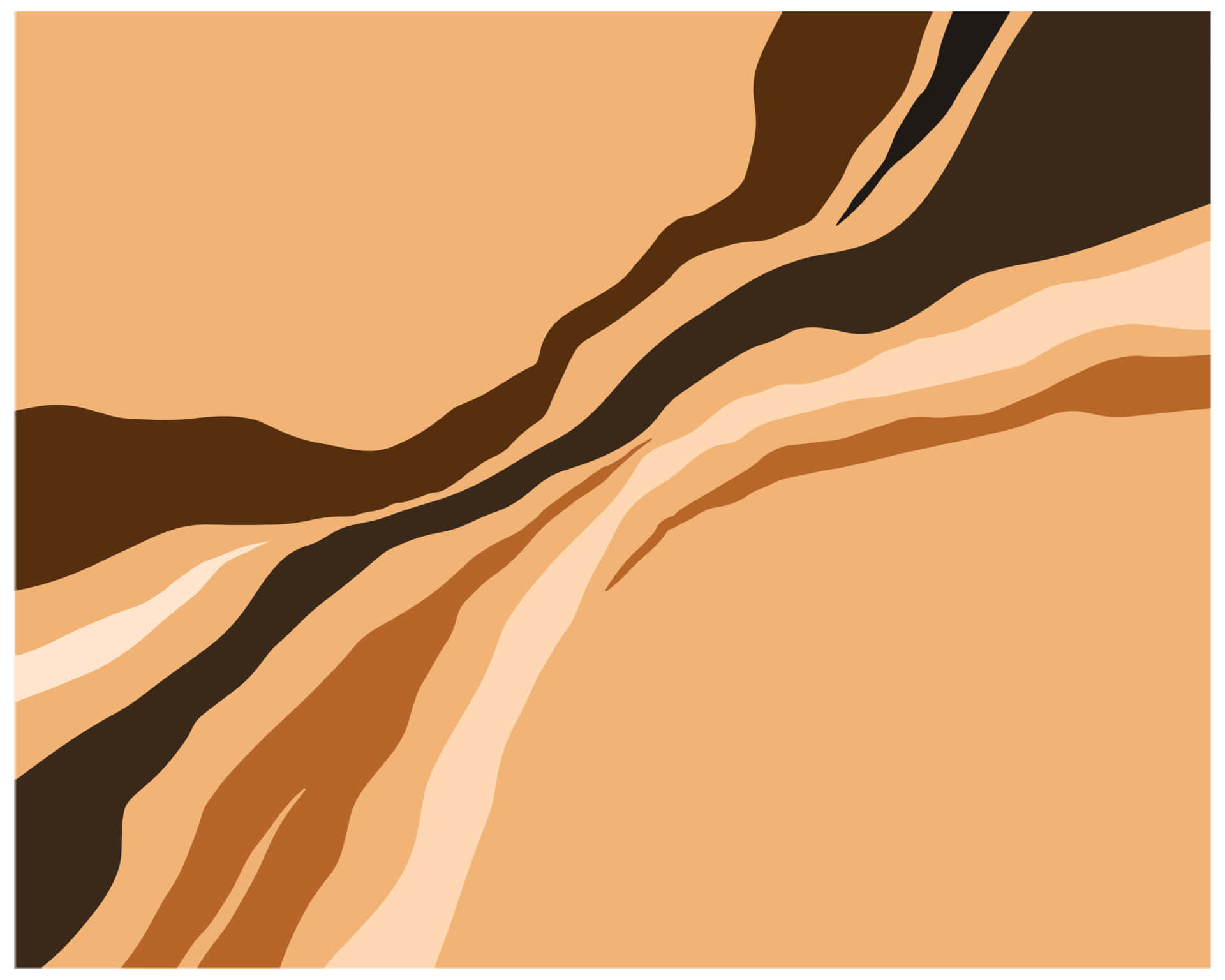brown abstract, warm earth tones, abstract flowing stripes, Full HD Desktop Wallpaper