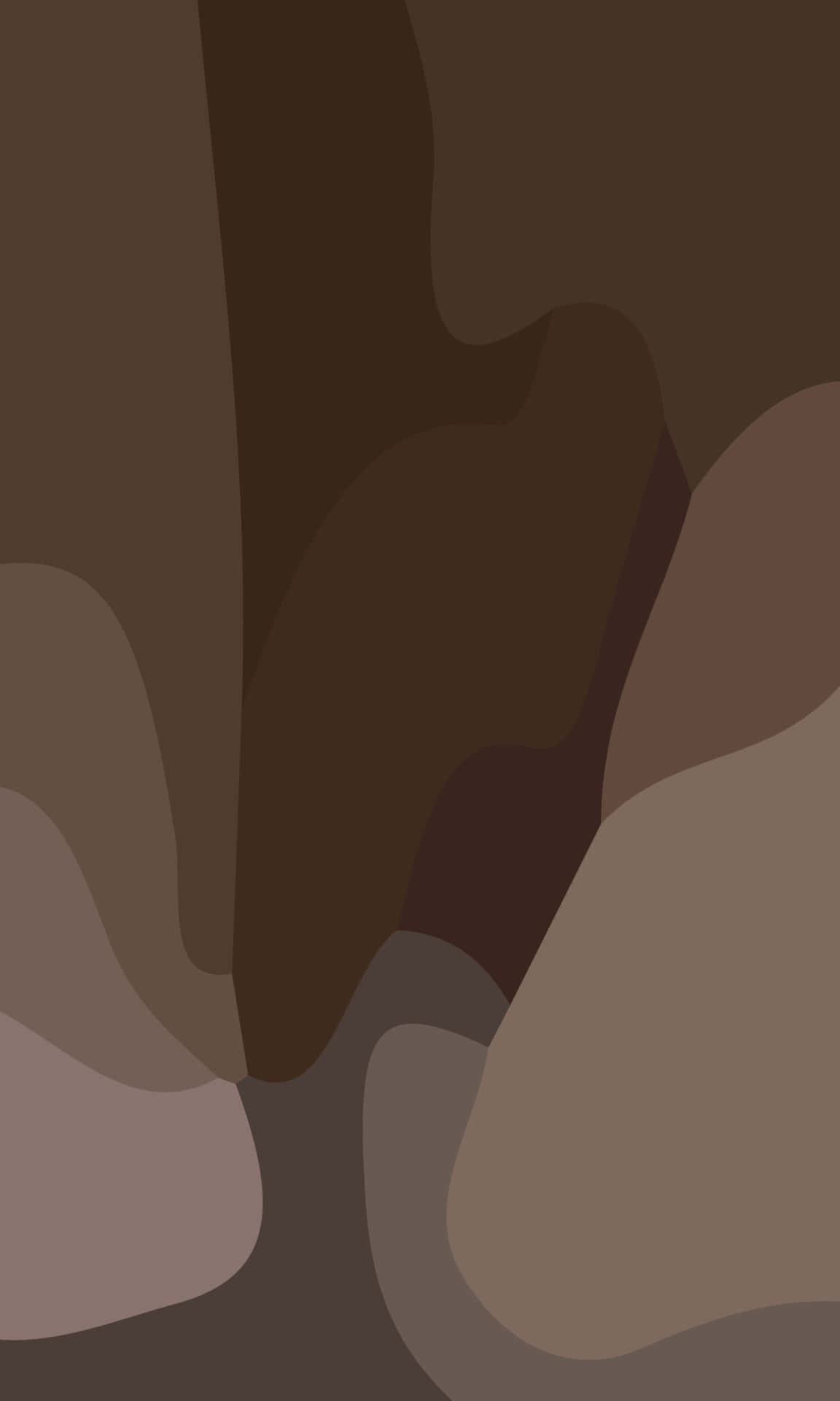 brown abstract, soft brown tones, flowing organic shapes, Full HD Phone Wallpaper