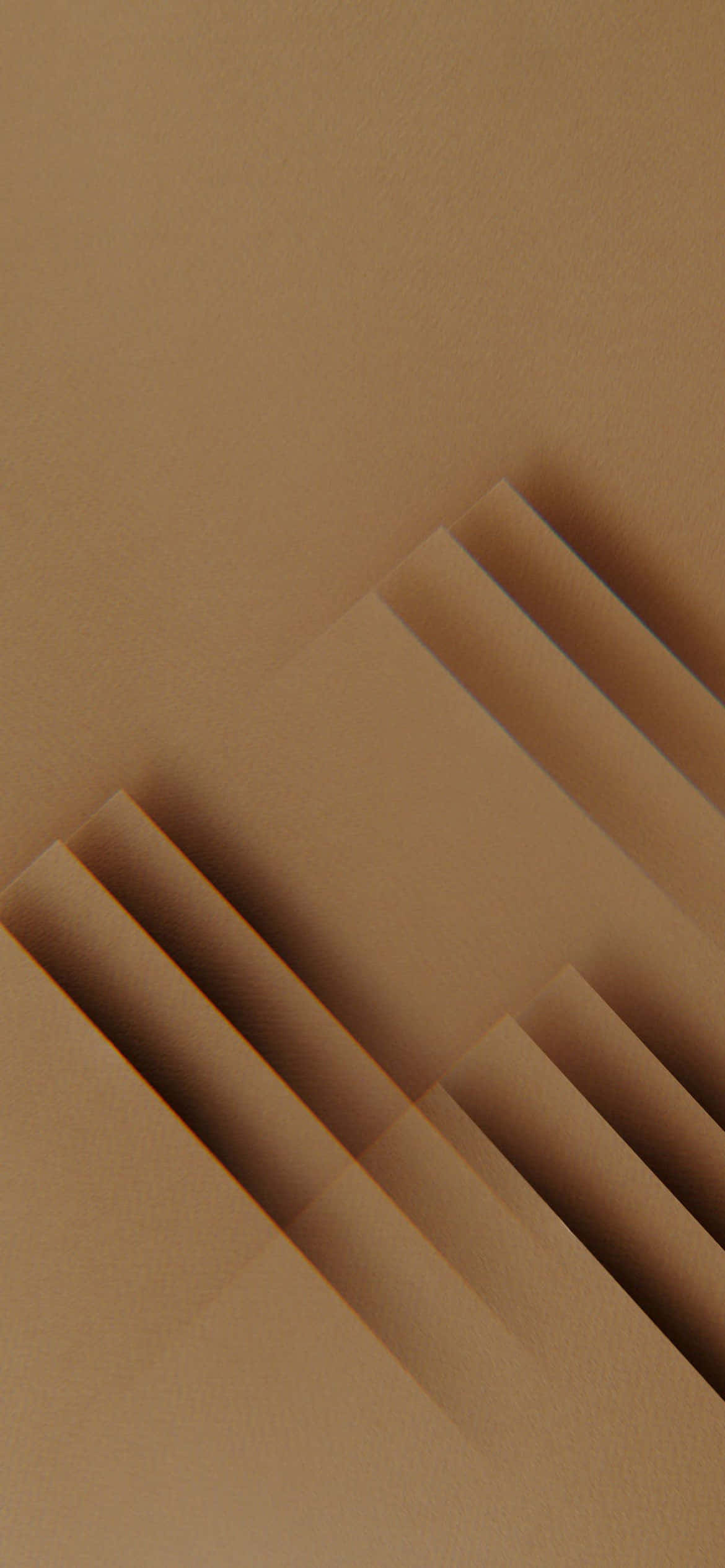abstract minimalist brown aesthetic, soft beige paper folds, gentle geometric shadows, Full HD Phone Wallpaper