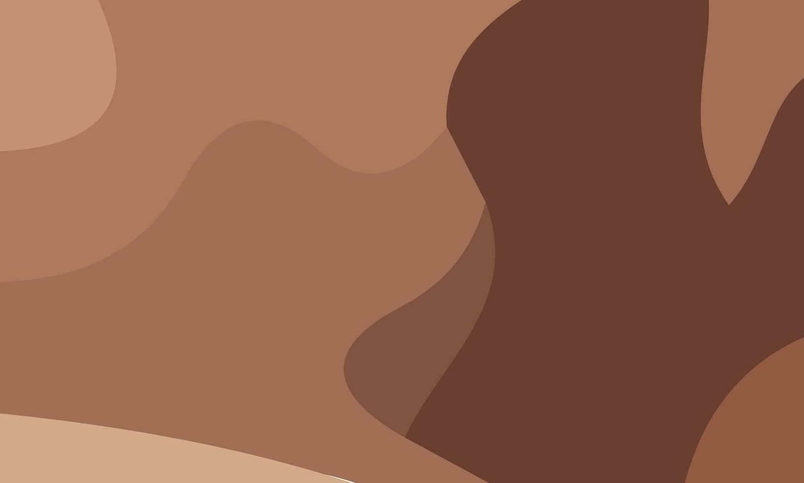 abstract brown waves, earthy brown tones, calm minimalist background, HD Desktop Wallpaper