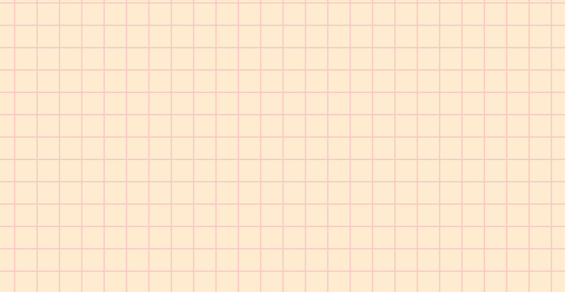 Brown Aesthetic, notepad grid, soft cream background, Full HD Desktop Wallpaper