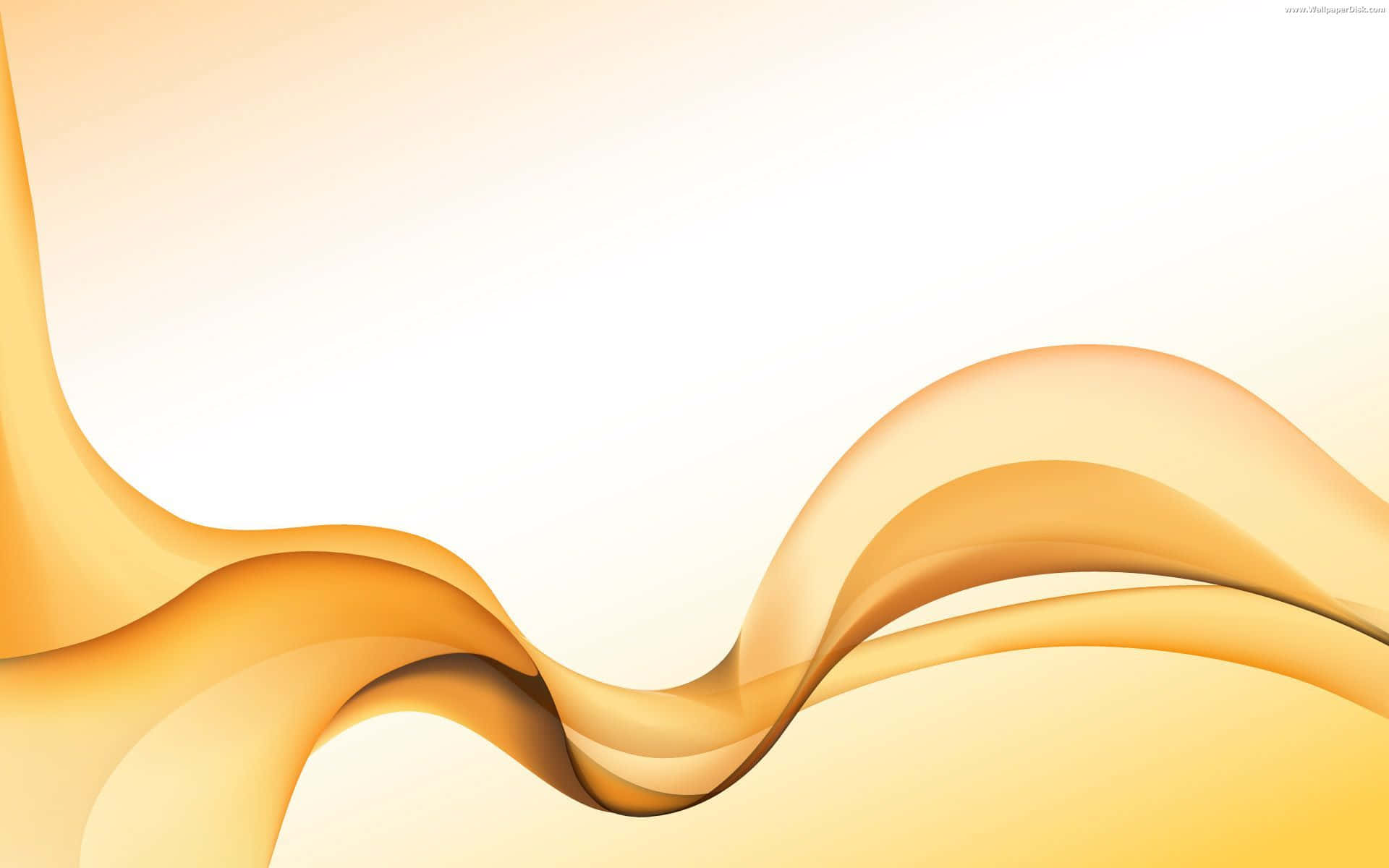 brown and white, golden waves, soft white background, Full HD Desktop Wallpaper