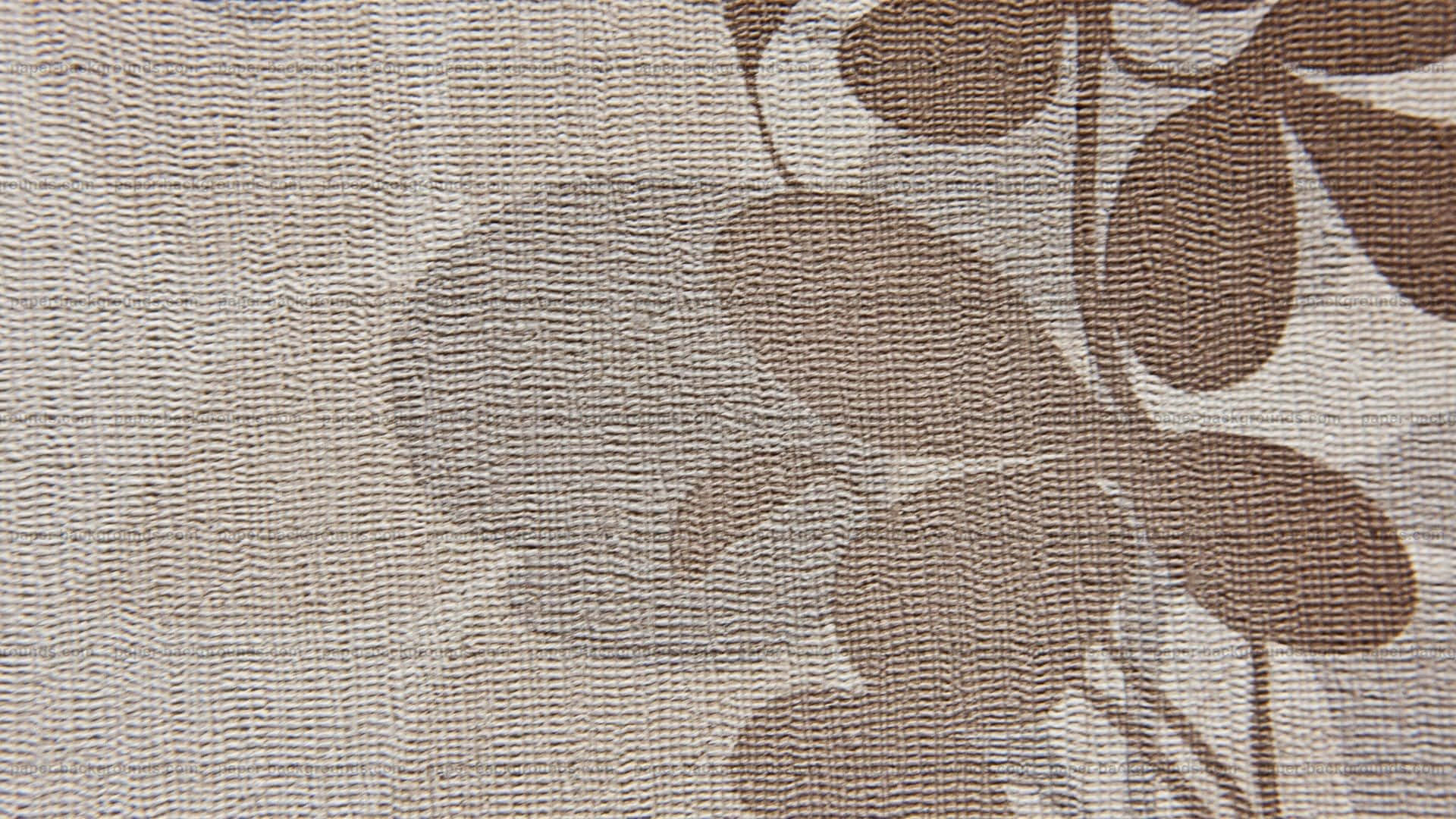 beige textured fabric, brown leafy floral pattern, soft muted tones, Full HD Desktop Wallpaper