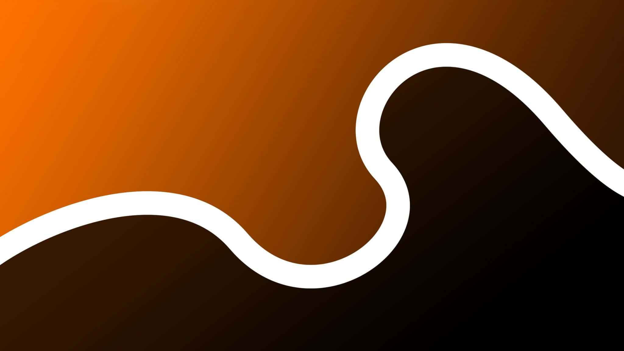 brown and white, white curved line, gradient background, Full HD Desktop Wallpaper