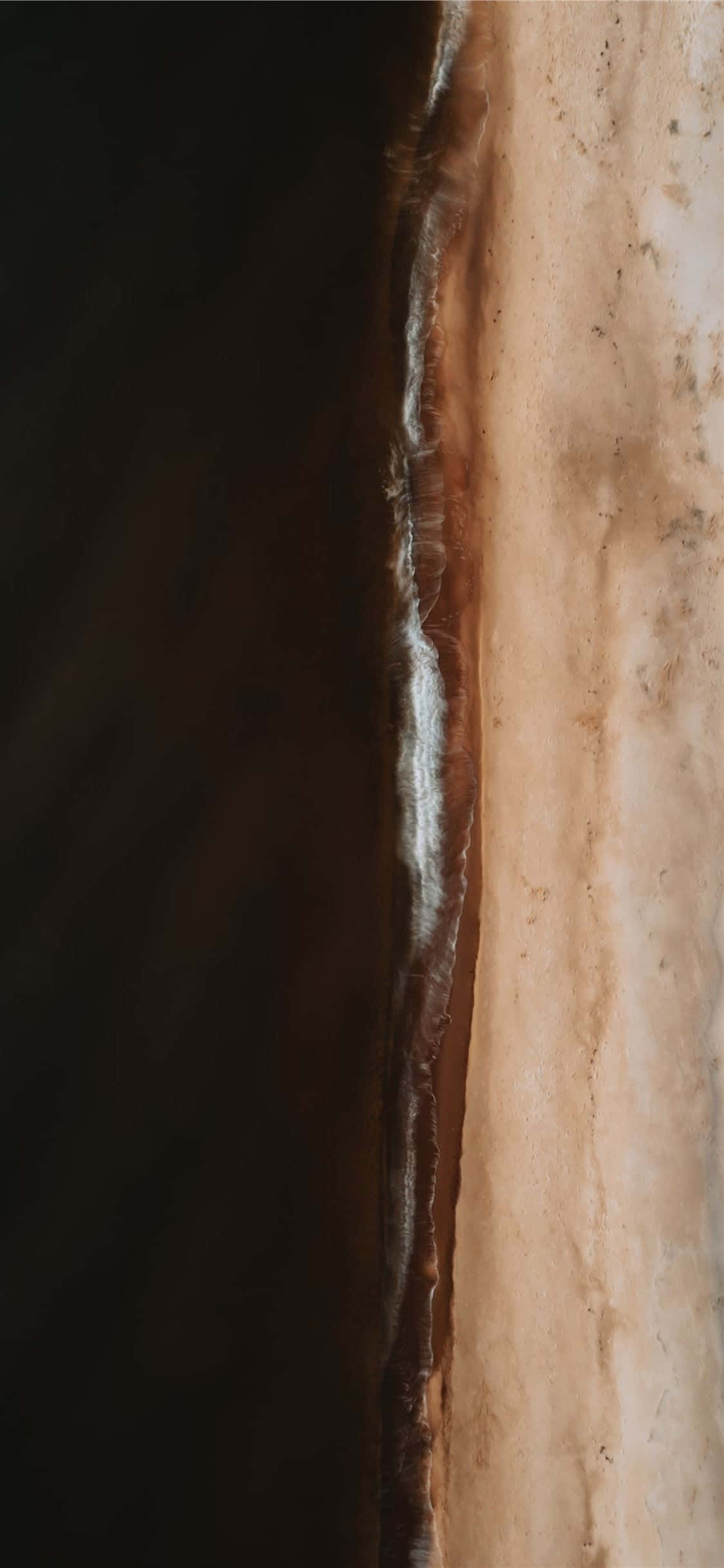 brown and white, aerial view, stark shoreline, Full HD Phone Wallpaper