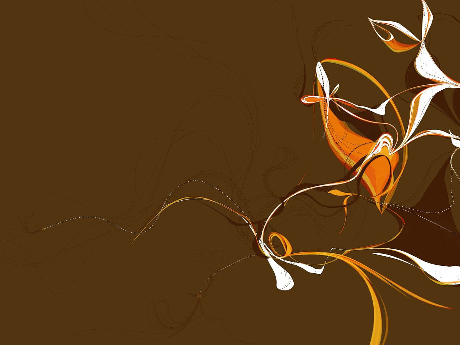 warm beige, white textured surface, warm orange, HD Desktop Wallpaper