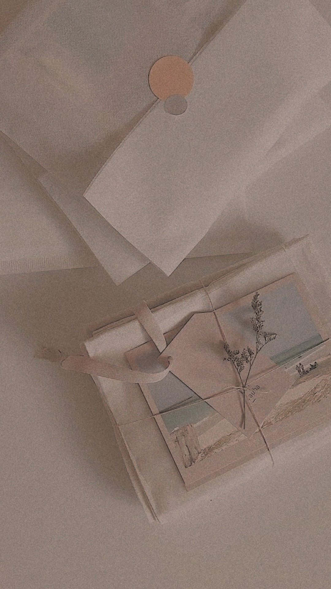 beige paper gift bag, dried plant, ribbon, Full HD Phone Wallpaper