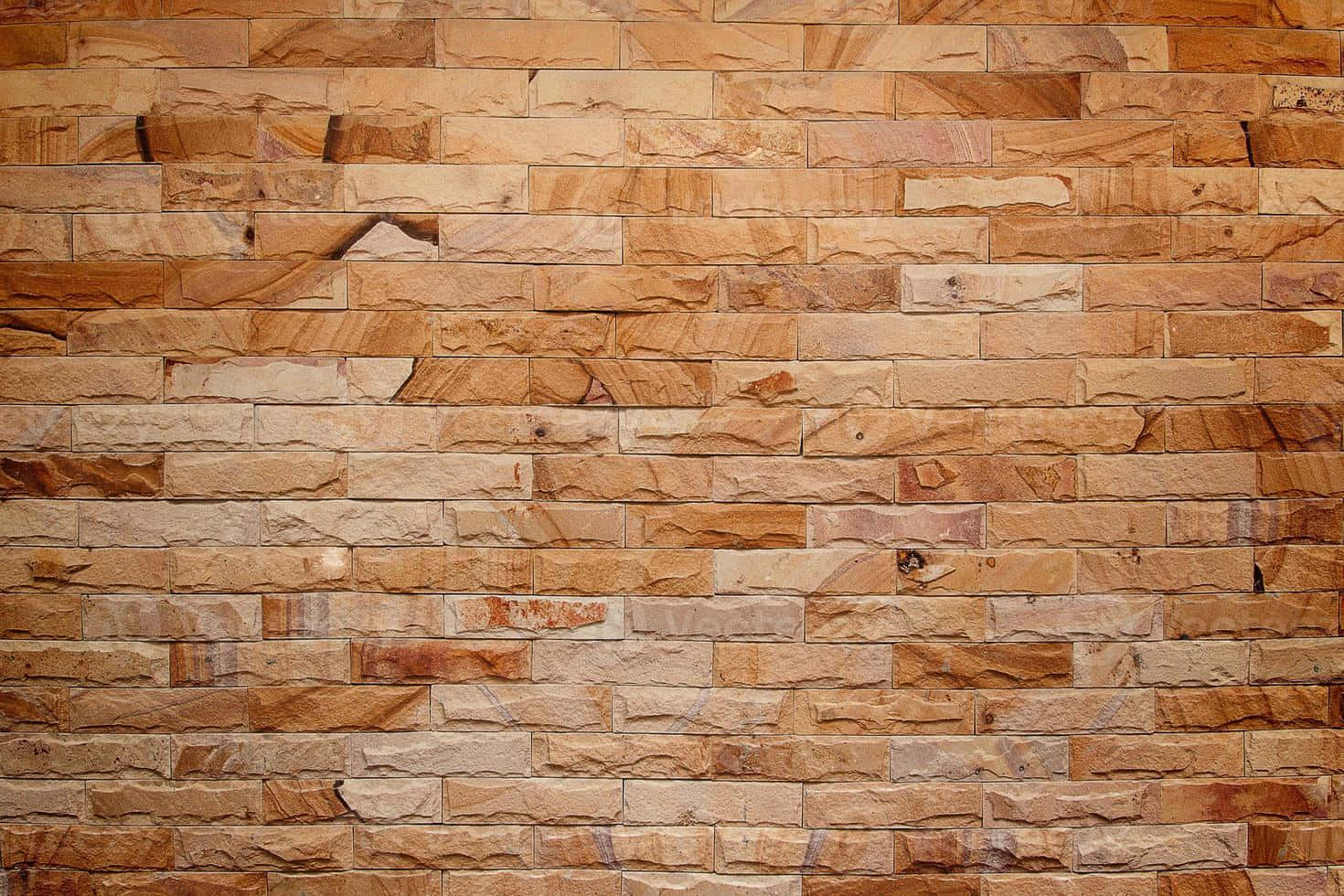 Brown Brick, rustic stone wall, warm earthy tones, HD Desktop Wallpaper