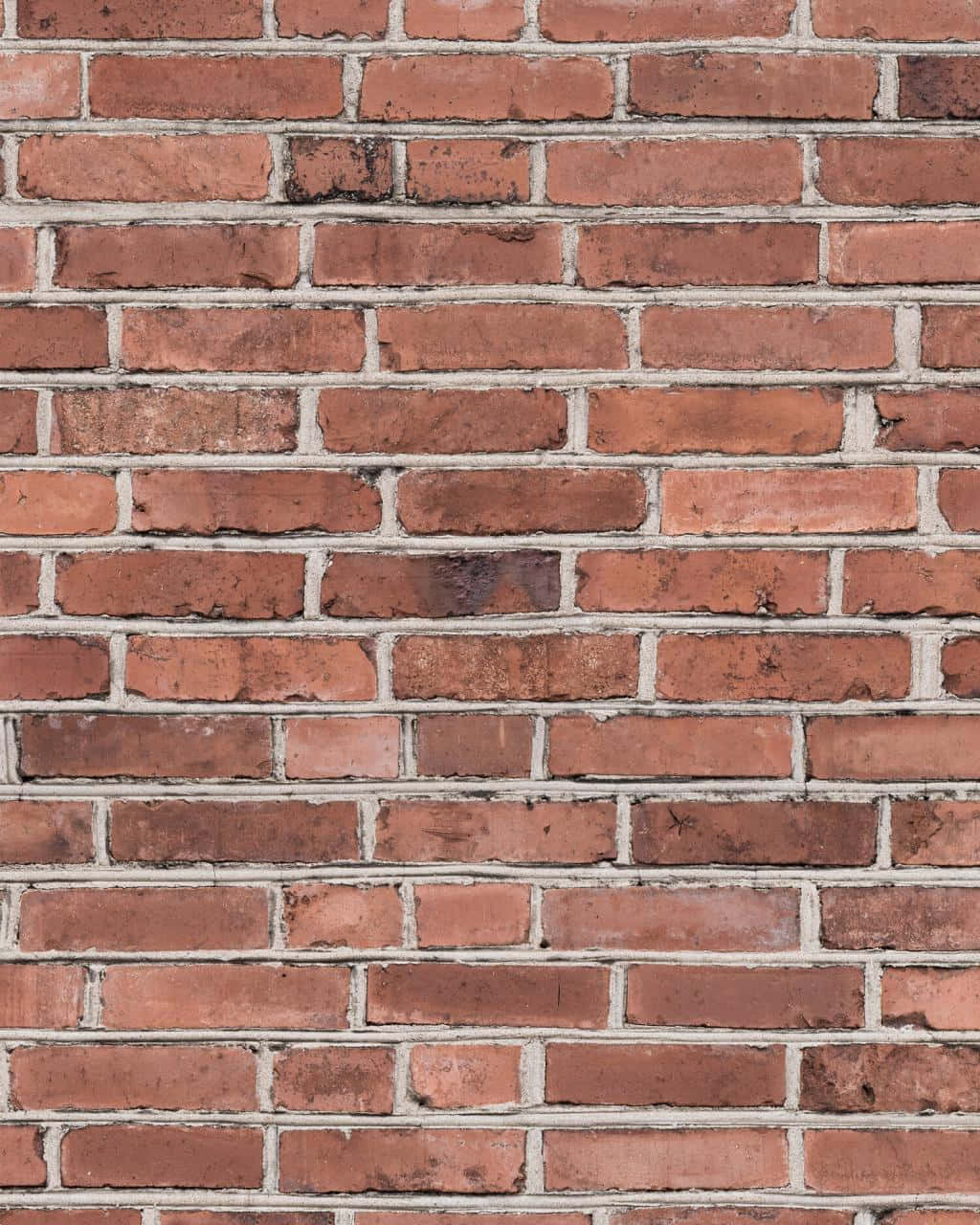 Brown Brick, red brick wall, white mortar lines, HD Phone Wallpaper
