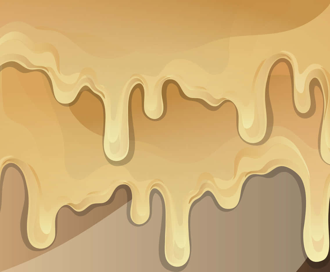 Brown Caramel, golden honey, warm-toned surface, SD Desktop Wallpaper