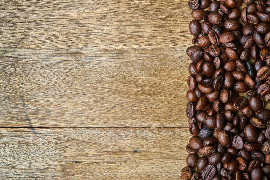 Brown Coffee, white mug, roasted coffee beans, SD Desktop Wallpaper