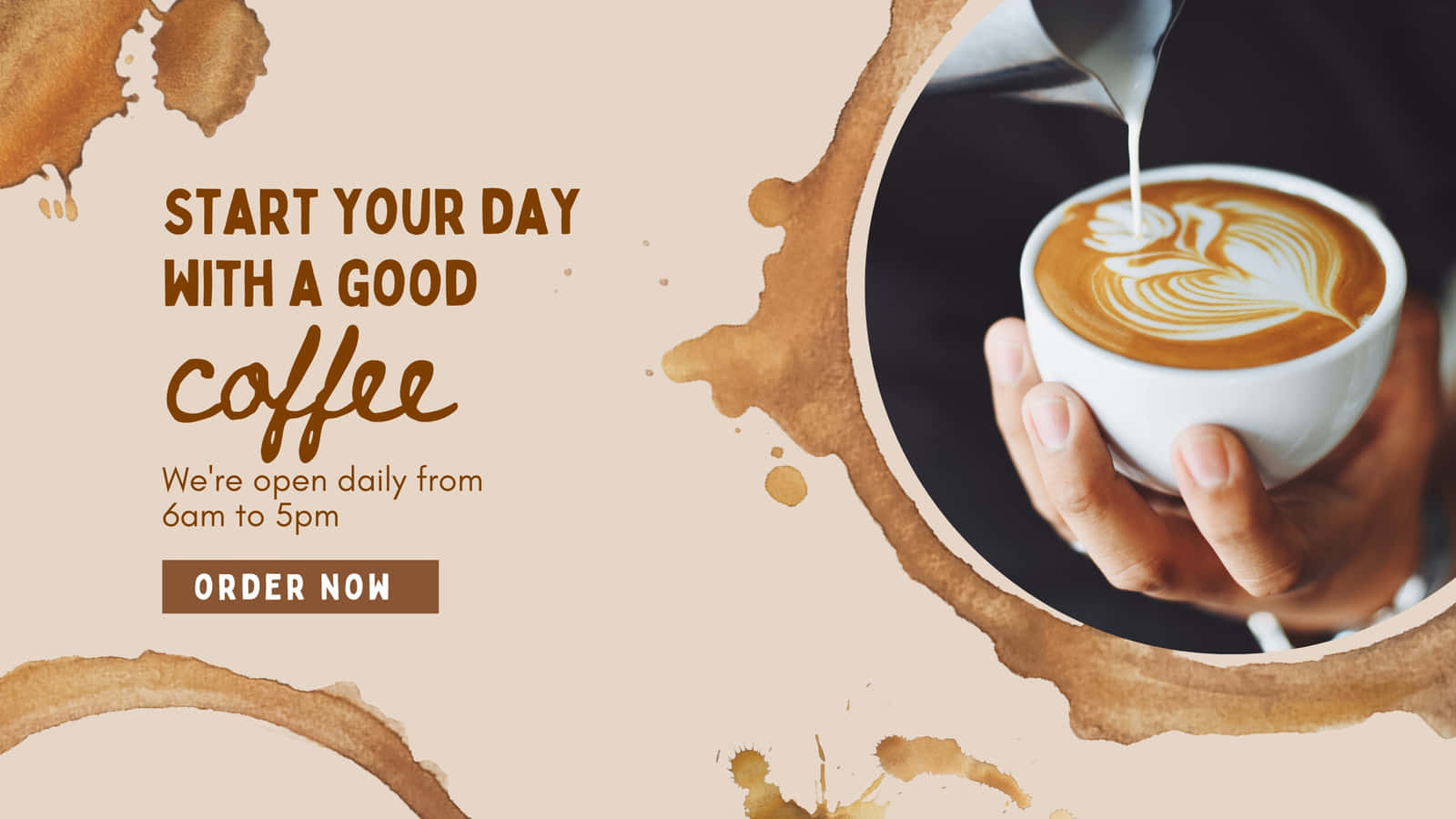brown coffee, espresso, latte art, HD Desktop Wallpaper