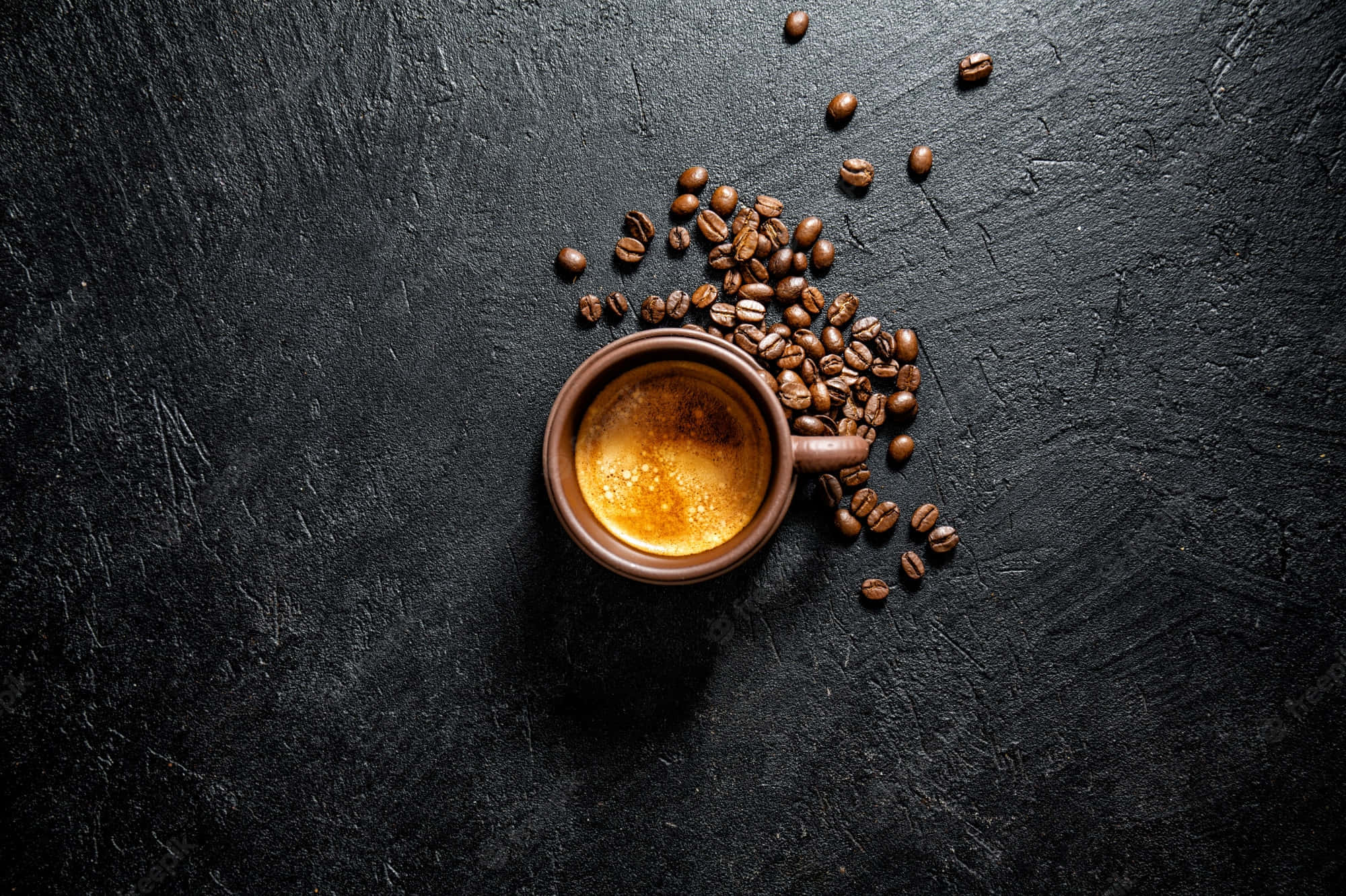 medium roast, espresso, rustic clay cup, Full HD Desktop Wallpaper