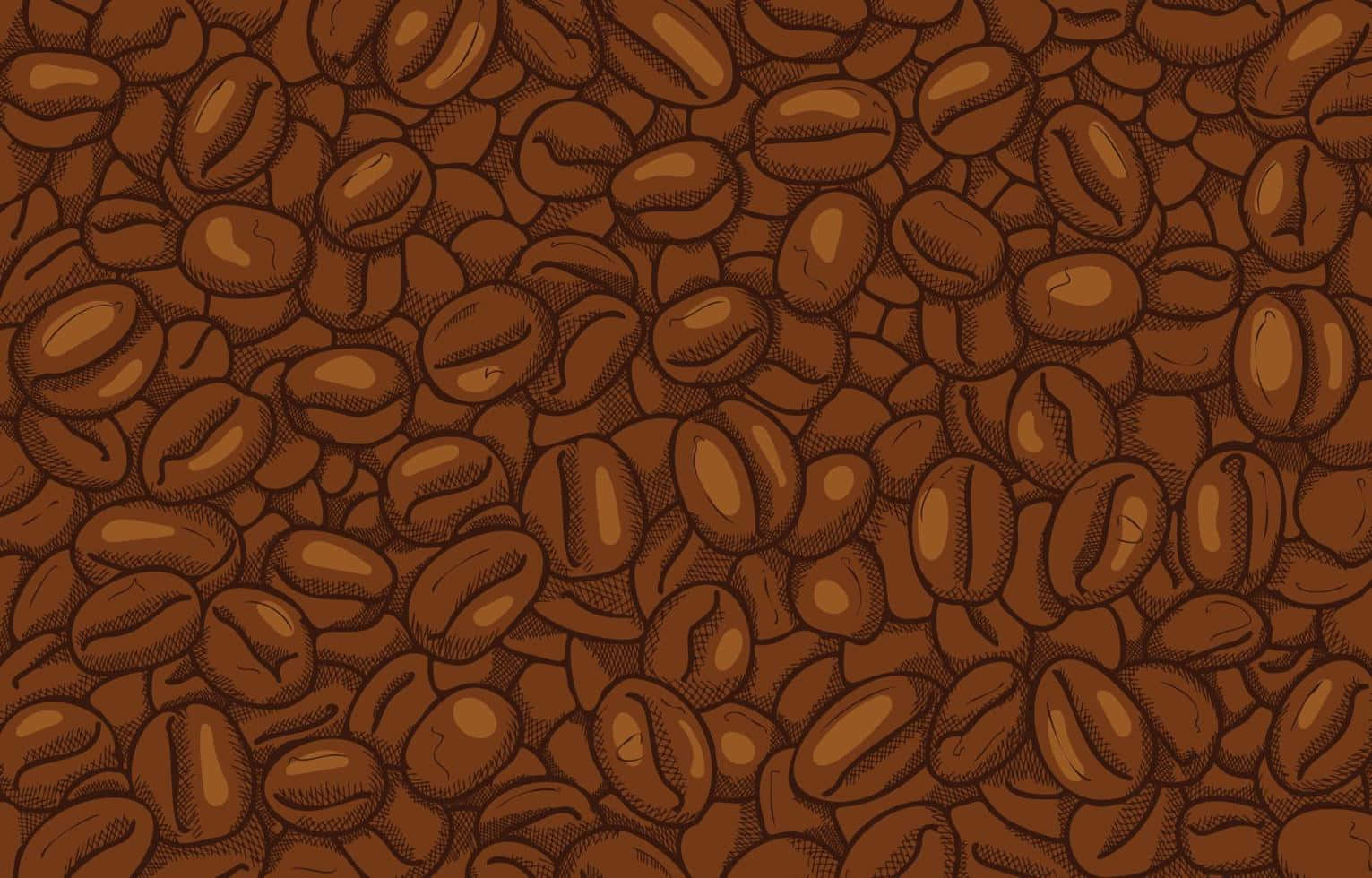 brown coffee, roasted coffee beans, warm brown tones, HD Desktop Wallpaper