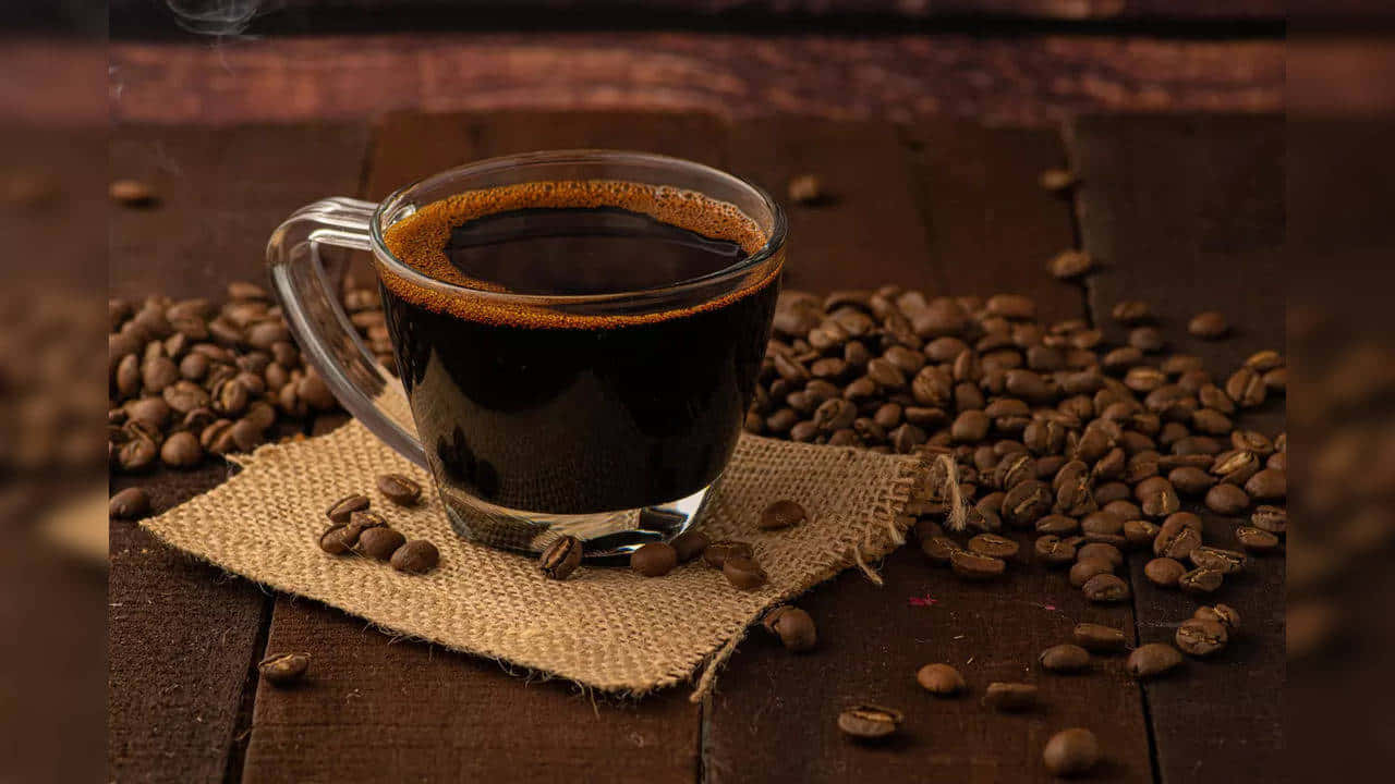 brown coffee, steaming glass mug, black coffee, HD Desktop Wallpaper