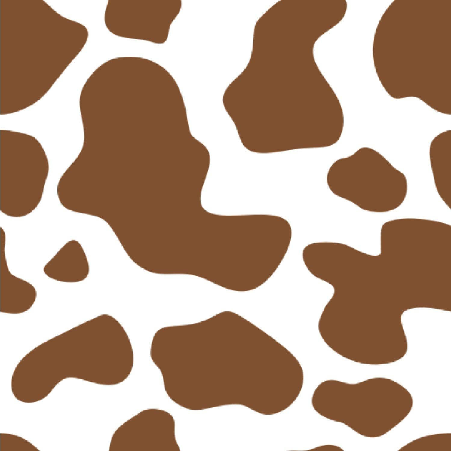 brown and white cow pattern, brown patches, white background, HD Desktop Wallpaper