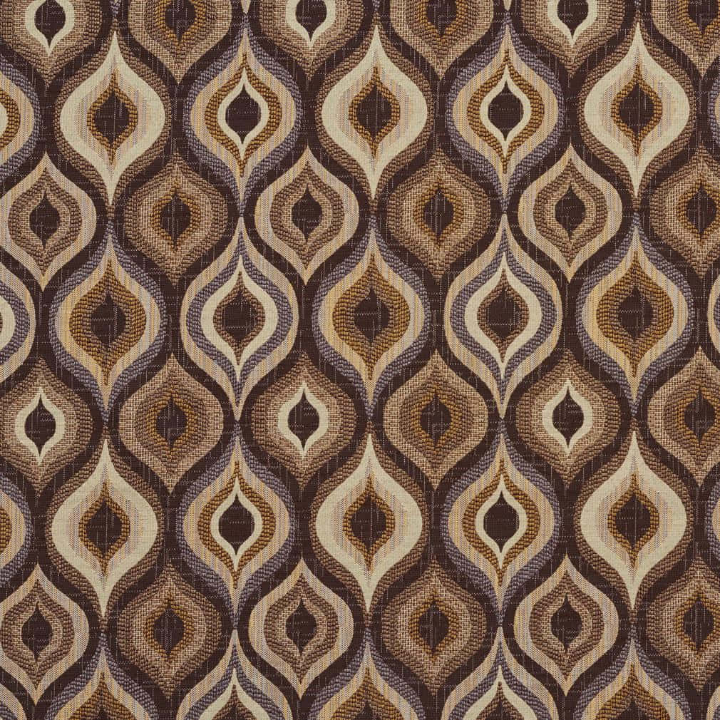 brown geometric, teardrop shapes, earthy browns, SD Desktop Wallpaper