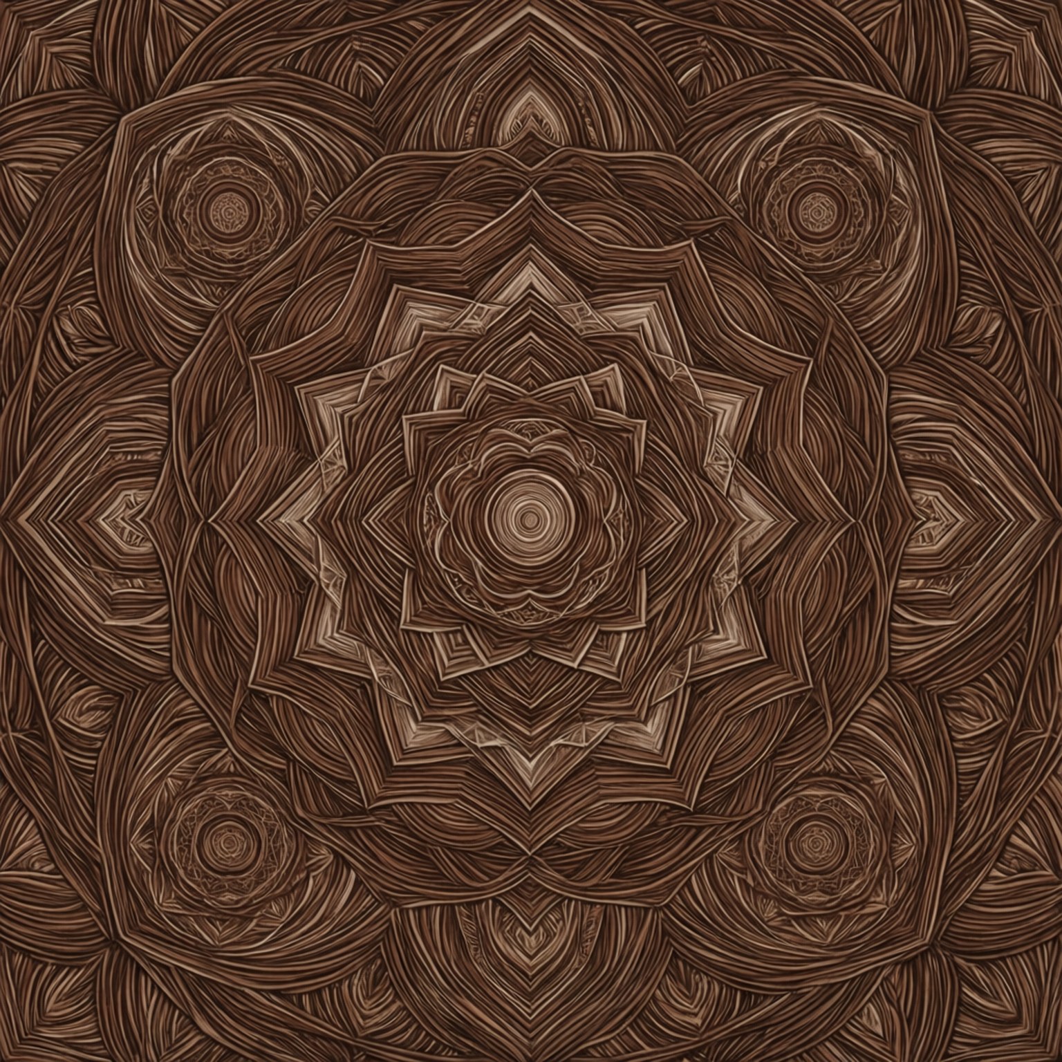 brown sacred geometry, sacred geometry mandala, brown tones, HD Desktop Wallpaper